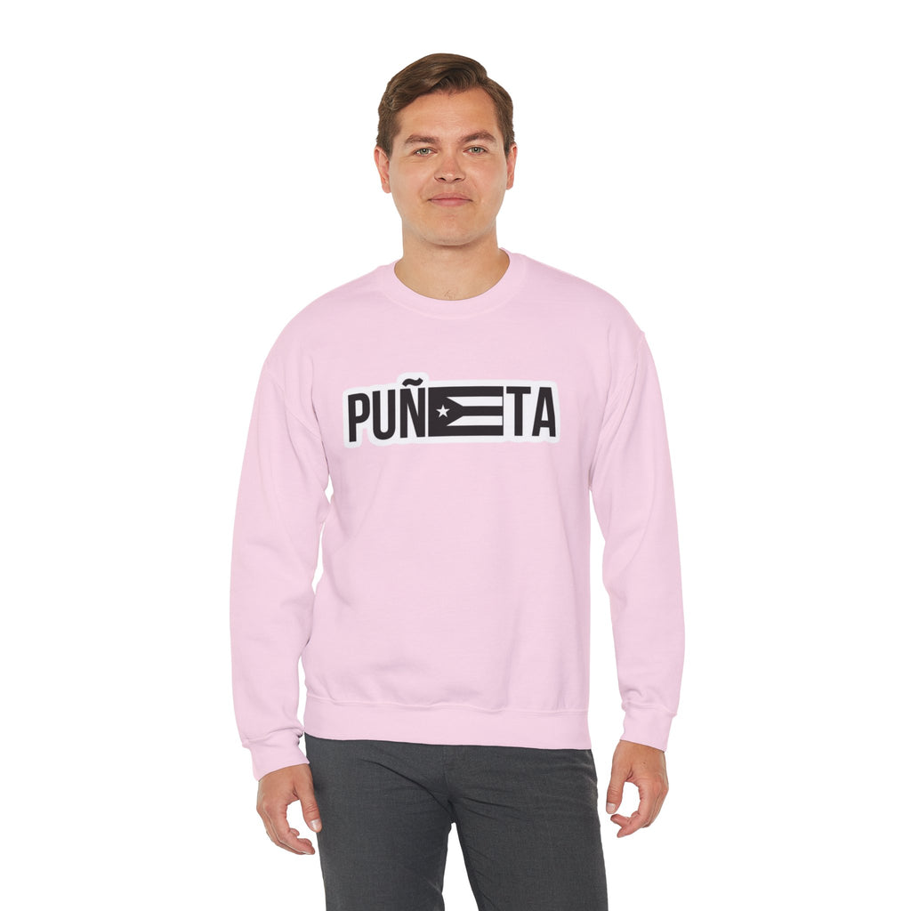 Puñeta Sweatshirt  Puerto Rican Flag Graphic Crewneck