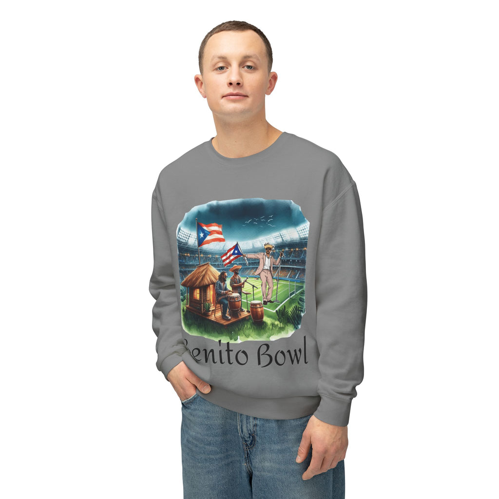 Benito Bowl Sweatshirt  Puerto Rican Tailgate SuperBowl Crewneck