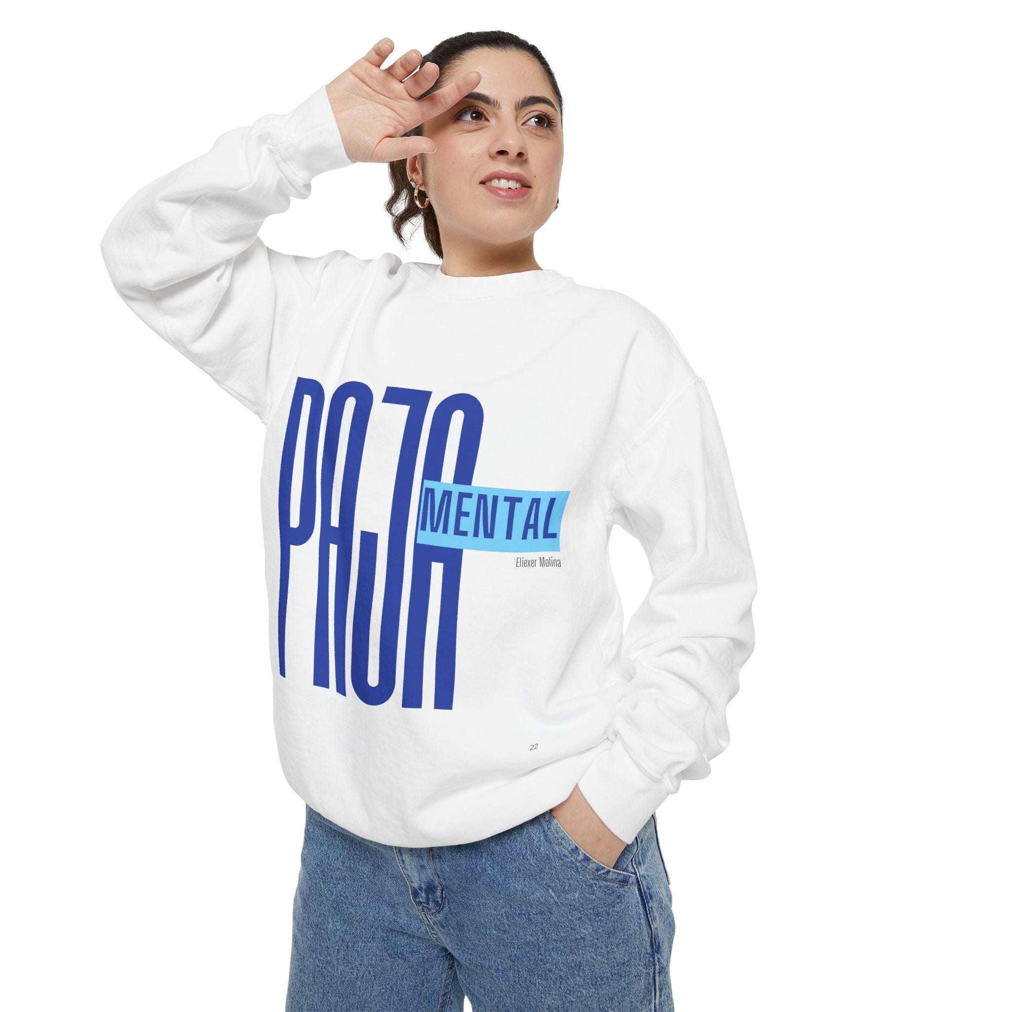 Mental Pazn Sweatshirt "Suerten Ya Esa" Spanish Graphic Crewneck