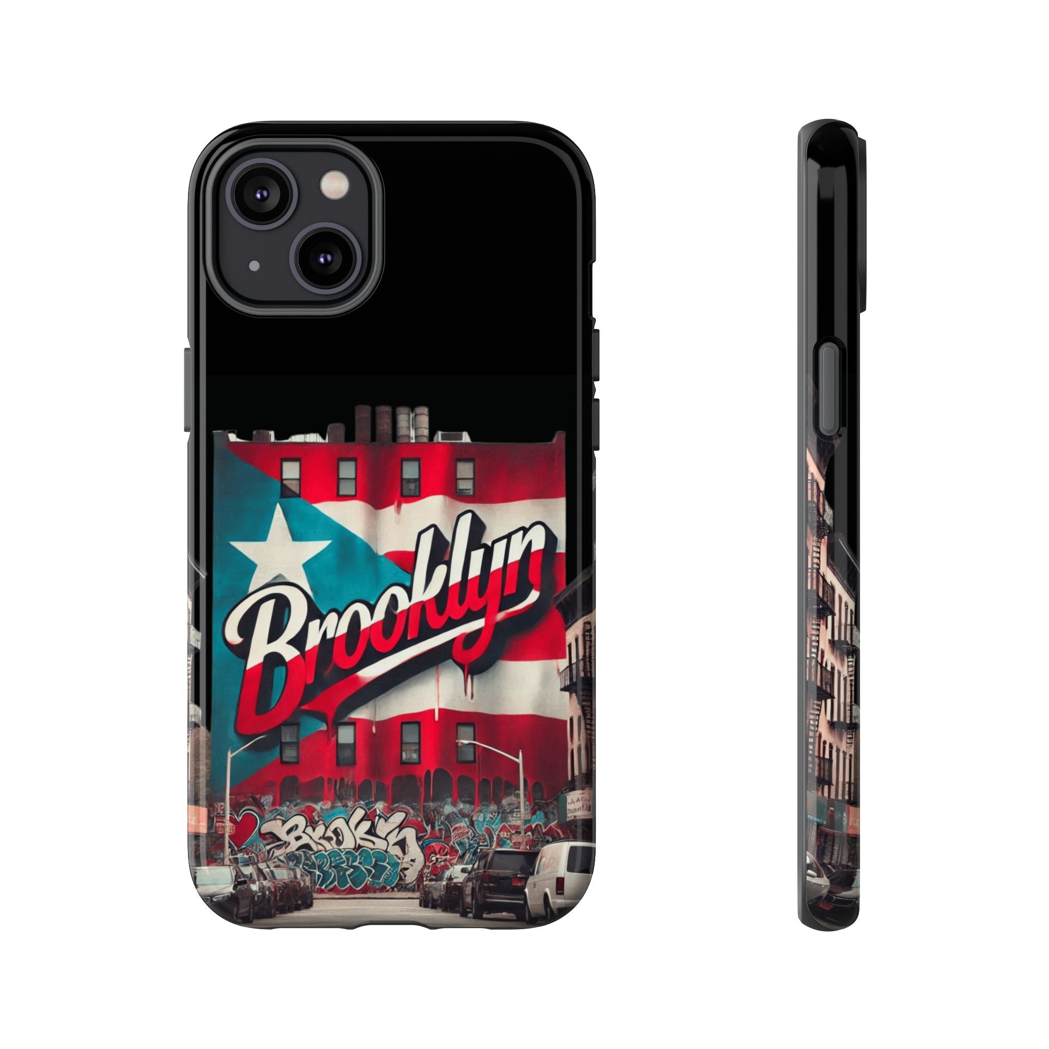 Brooklyn Street Art Phone Case  Urban Graffiti Protective Cover