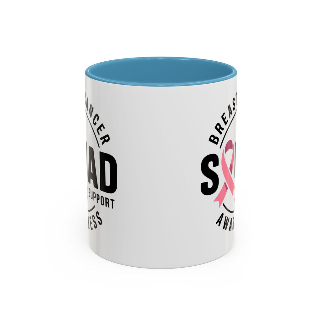 Breast Cancer Awareness Coffee Mug - Support Your Squad