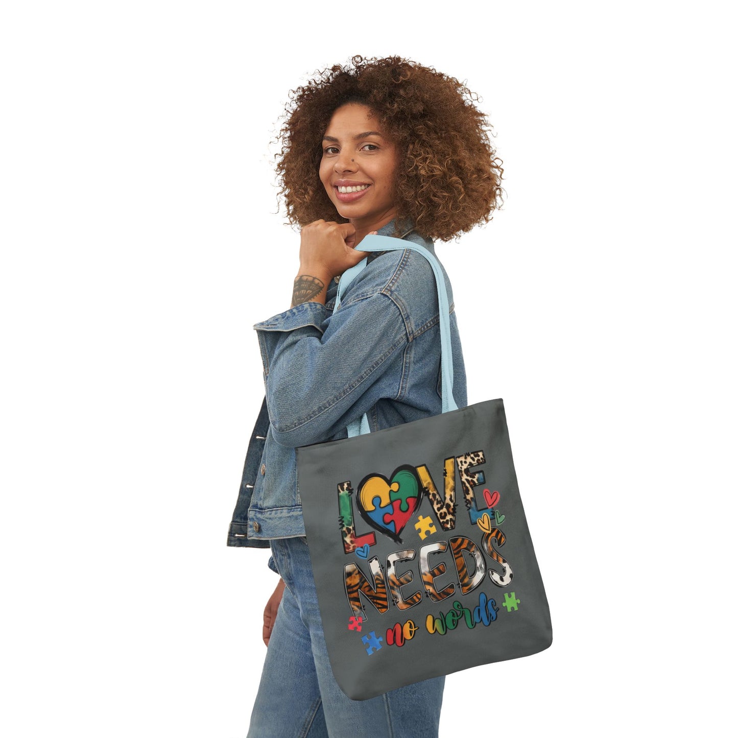 Colorful Love Needs Tote Bag