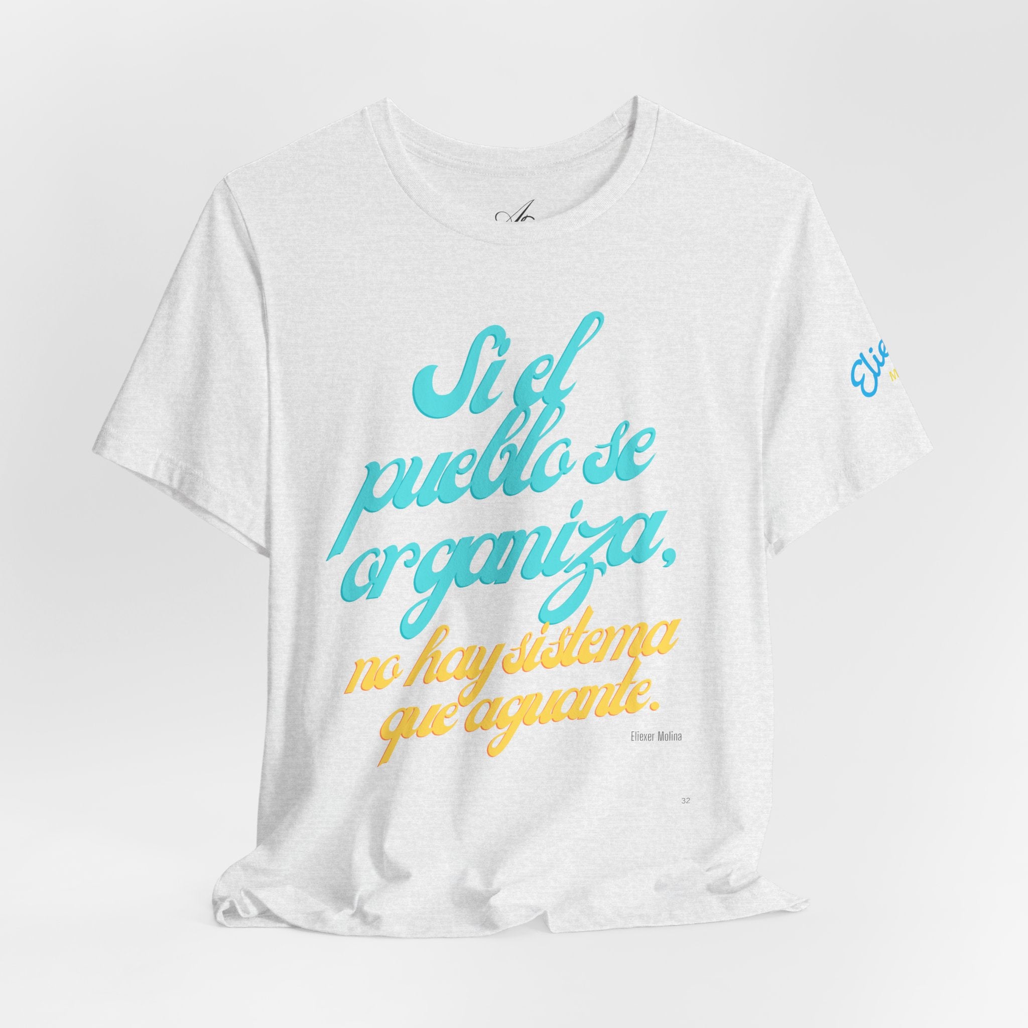 Spanish Script Tee  “Si el pueblo se organiza” Graphic T-Shirt