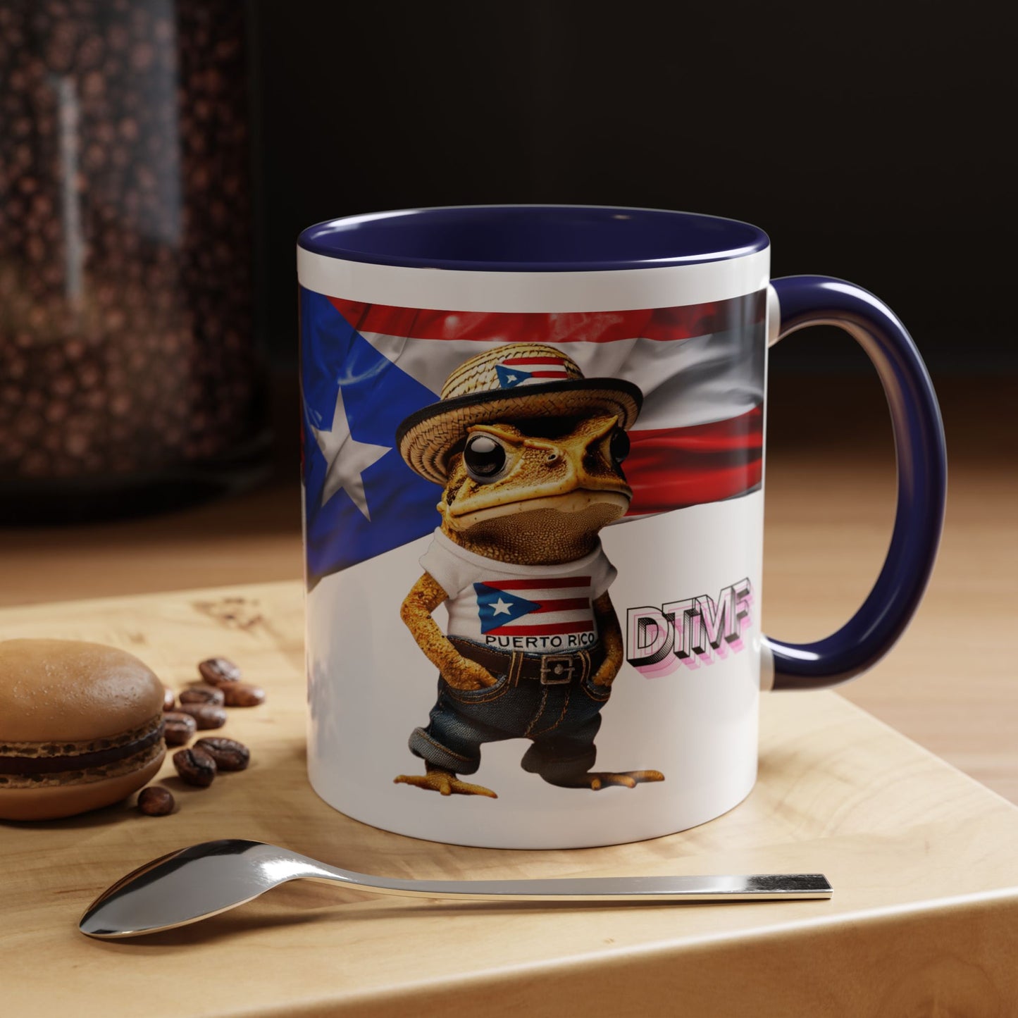 Puerto Rican Heritage Mugs with Unique Designs Accent Coffee Mug (11, 15oz)