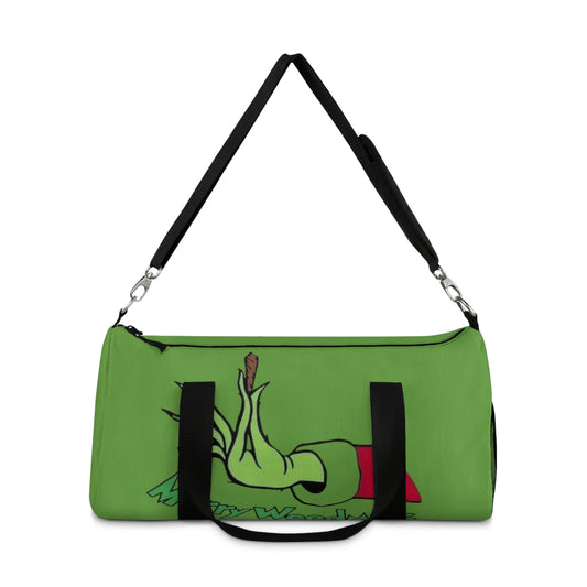 Grinch Sleigh Nap Duffel Bag — Holiday Travel & Gym Bag
