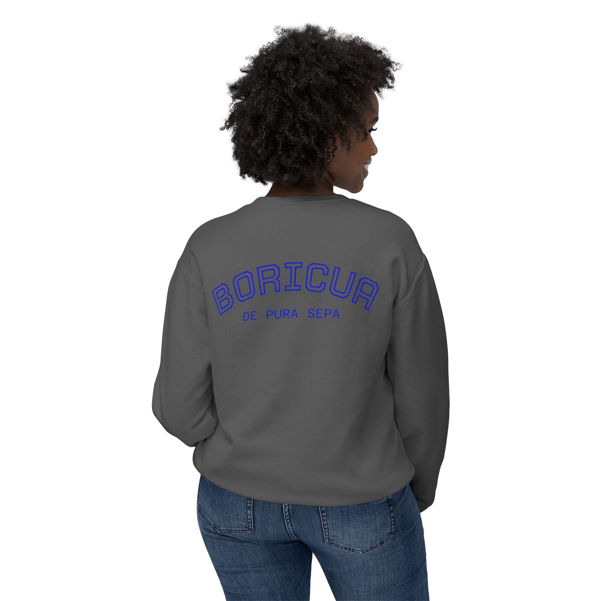 Puerto Rican Benito Parade Sweatshirt  Boricua De Pura Cepa Crewneck Puerto Rico Navidades