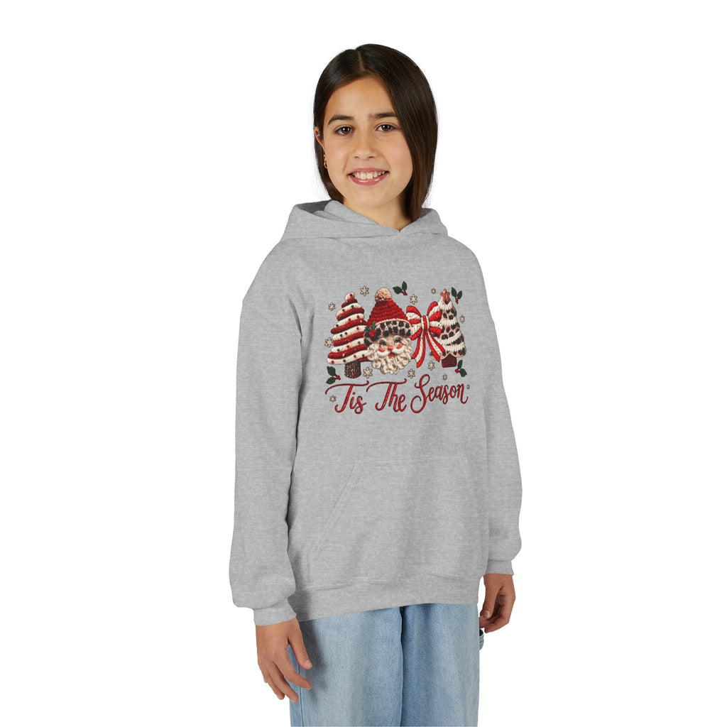 Youth Hoodie  Grinch Christmas Scene with 'Maybe Christmas' Quote