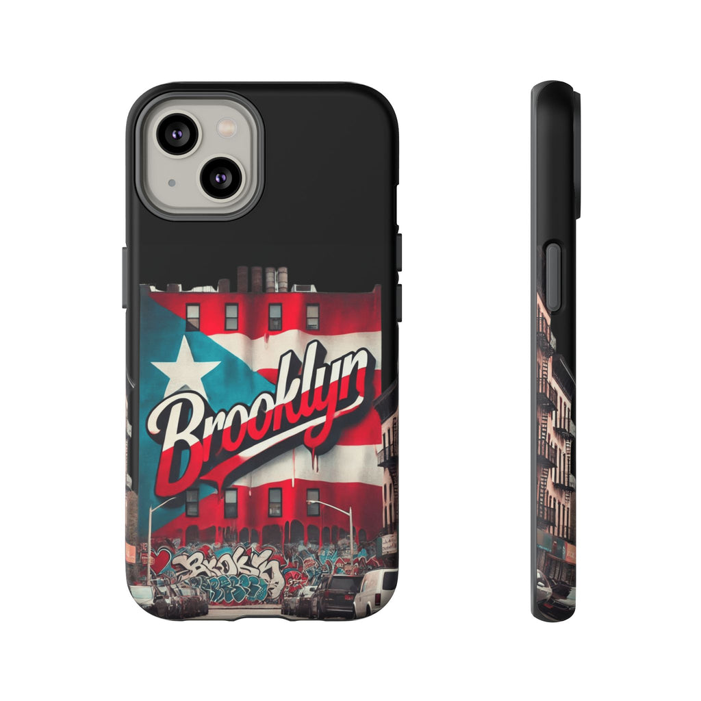 Brooklyn Street Art Phone Case  Urban Graffiti Protective Cover