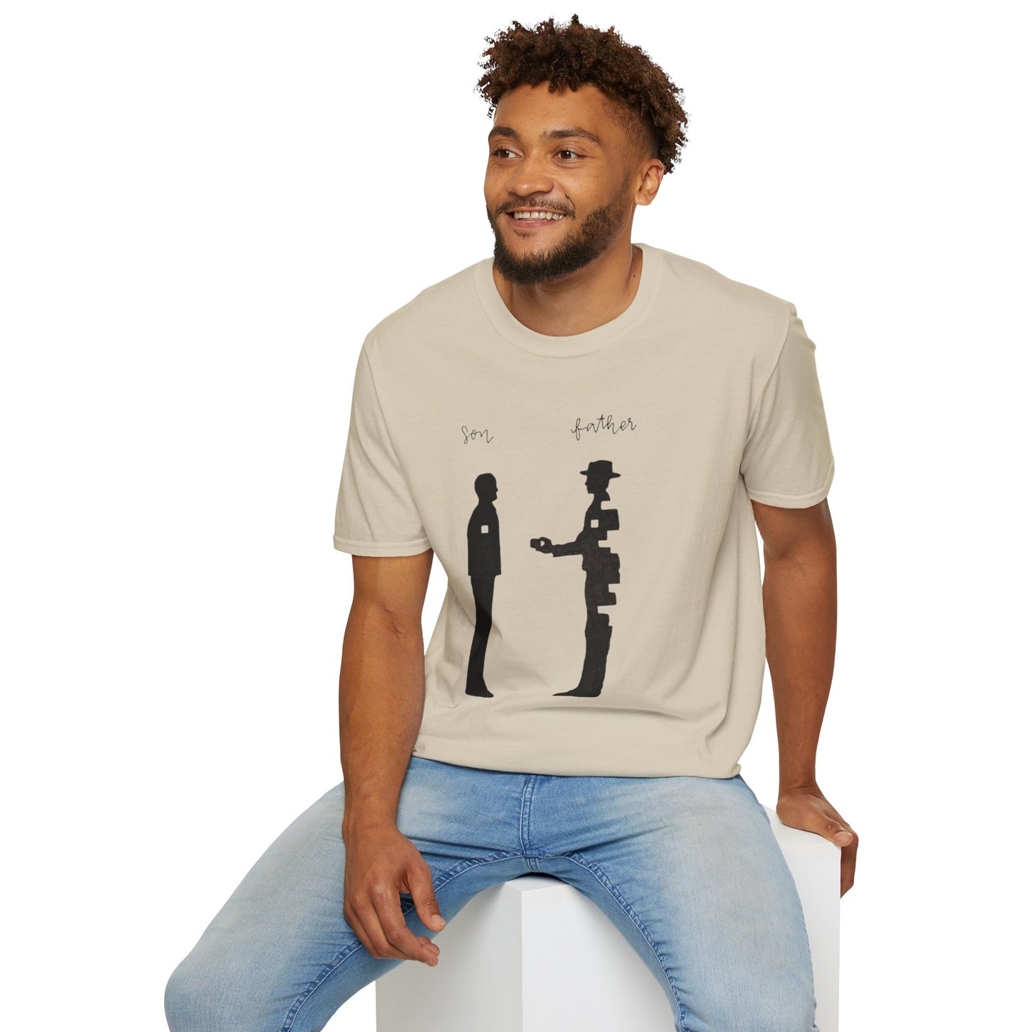 Father and Son Connection TShirt Family Gift Dad Shirt Unisex Tee Meaningful Apparel Fathers Day Family Bonding