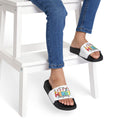 Youth Christmas Slide Sandals  "Merry Christmas" Holiday Cartoon Slides