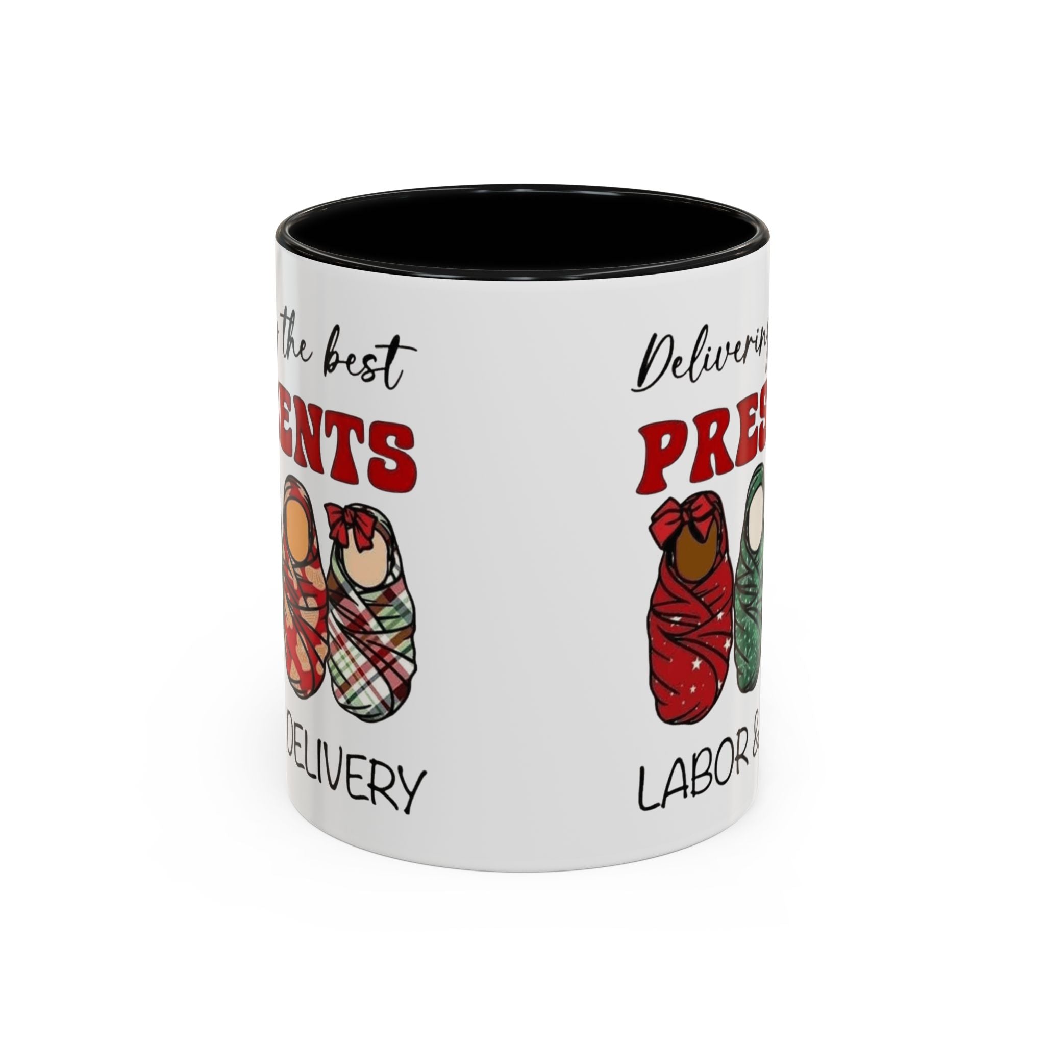 Christmas Presents Delivery Coffee Mug — "Delivering the Best Presents" Accent Mug Medical Christmas Mug,