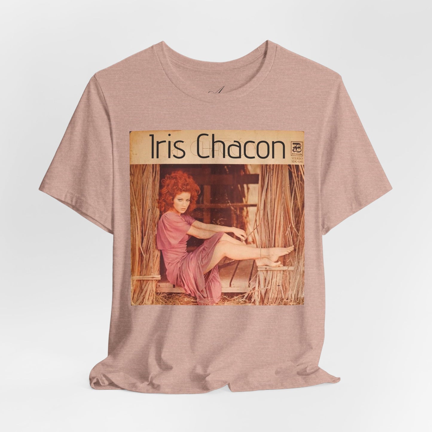 Retro Iris Chacon Unisex Tee, Vintage Music Shirt, Bohemian T-Shirt, Gift for Her, 90s Style Top