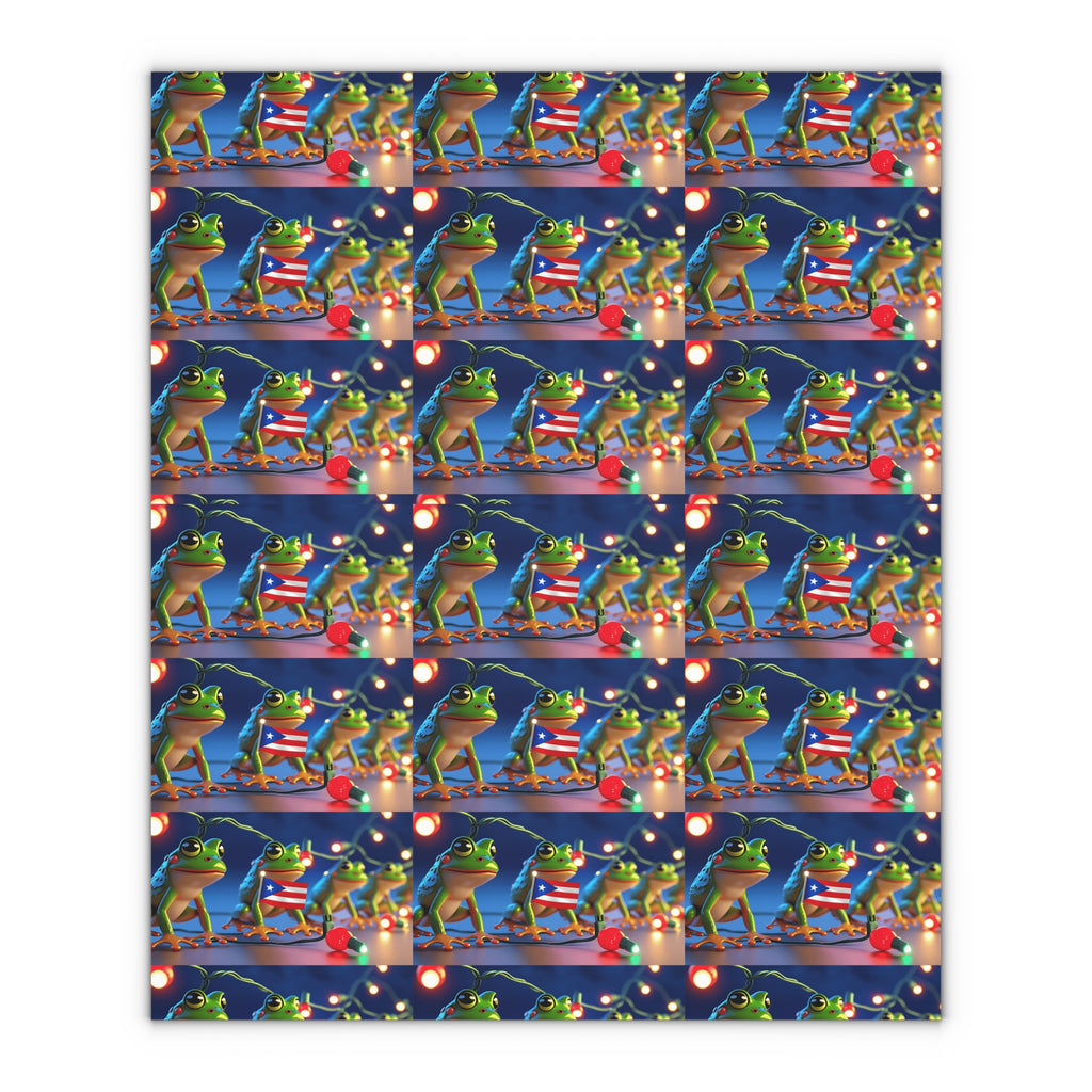 Puerto Rico Wrapping Paper Cultural Gift Wrap | Boricua Heritage Design | Holiday & Celebration Gift Packaging