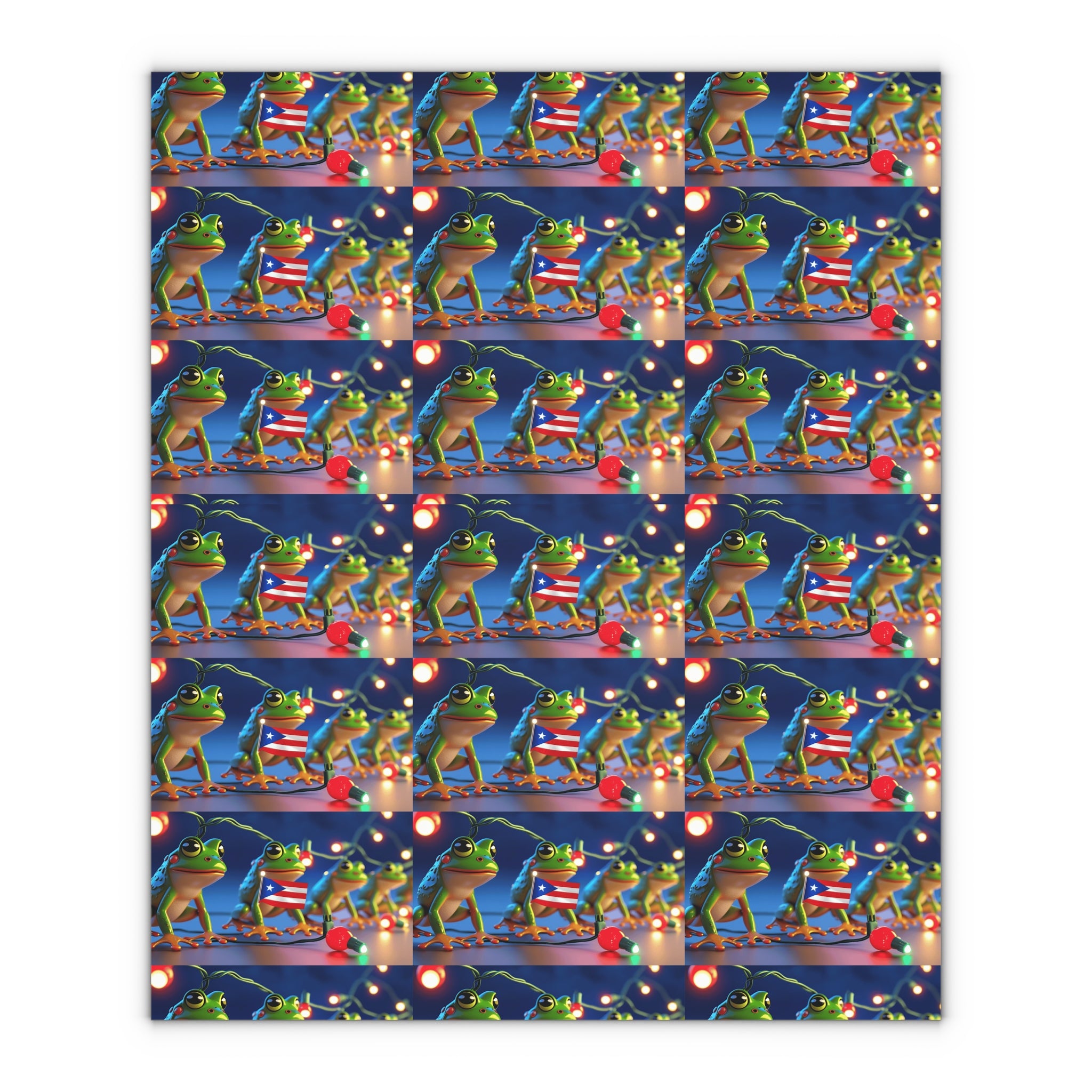 Puerto Rico Wrapping Paper Cultural Gift Wrap | Boricua Heritage Design | Holiday & Celebration Gift Packaging