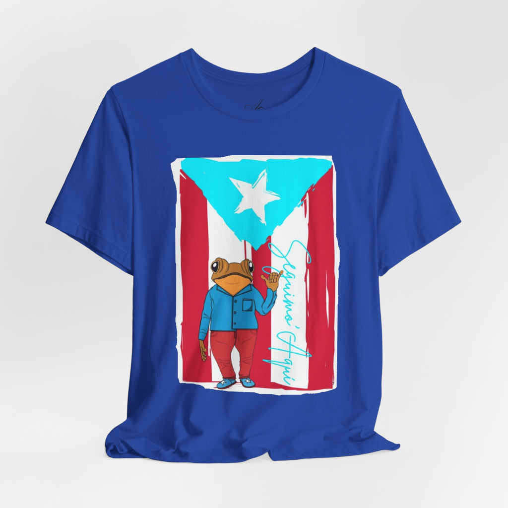 Puerto Rican Coqui Flag T‑Shirt  Boricua Pride Tee