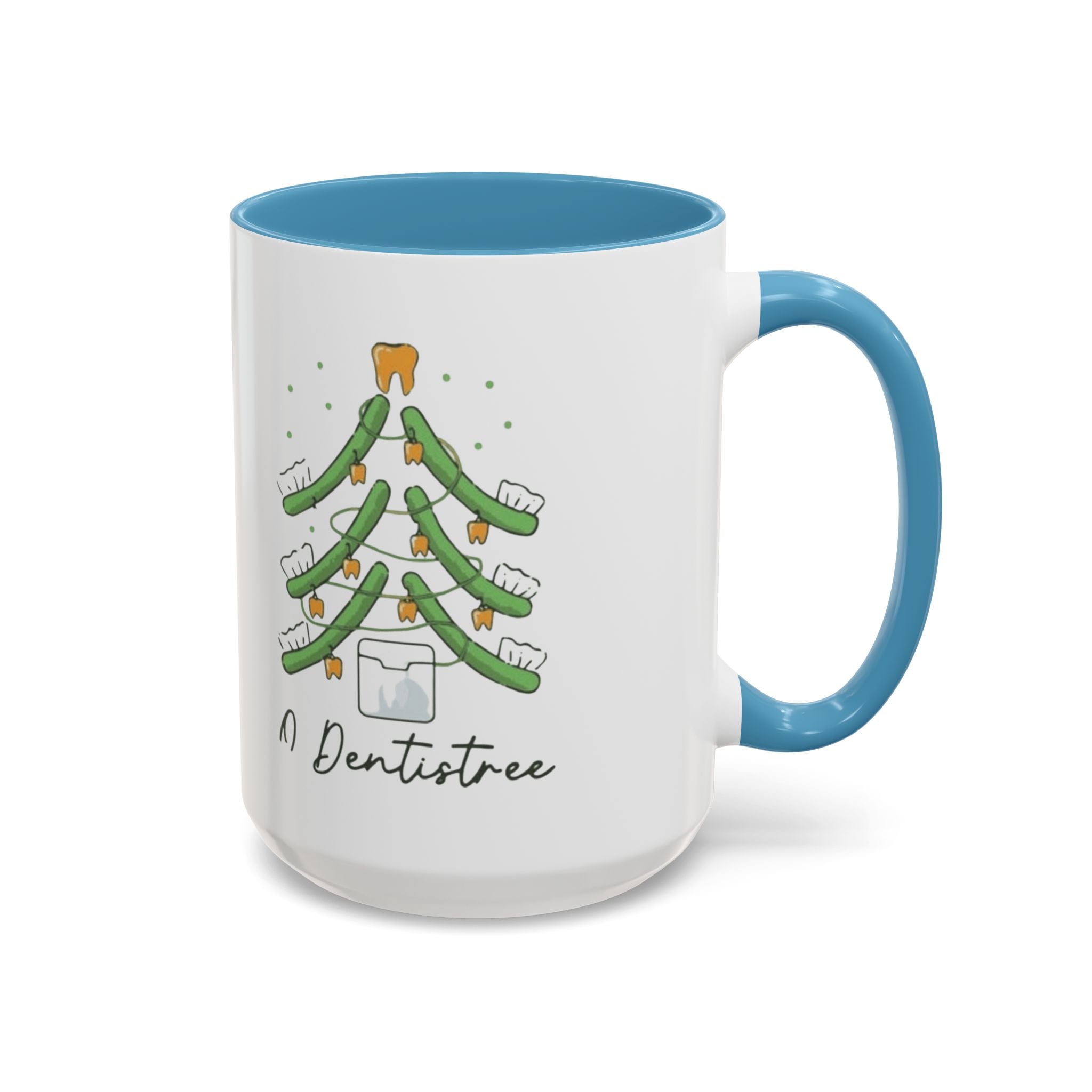 Dentist Christmas Mug - 'A Dentistree' Holiday Coffee Cup (11/15oz)