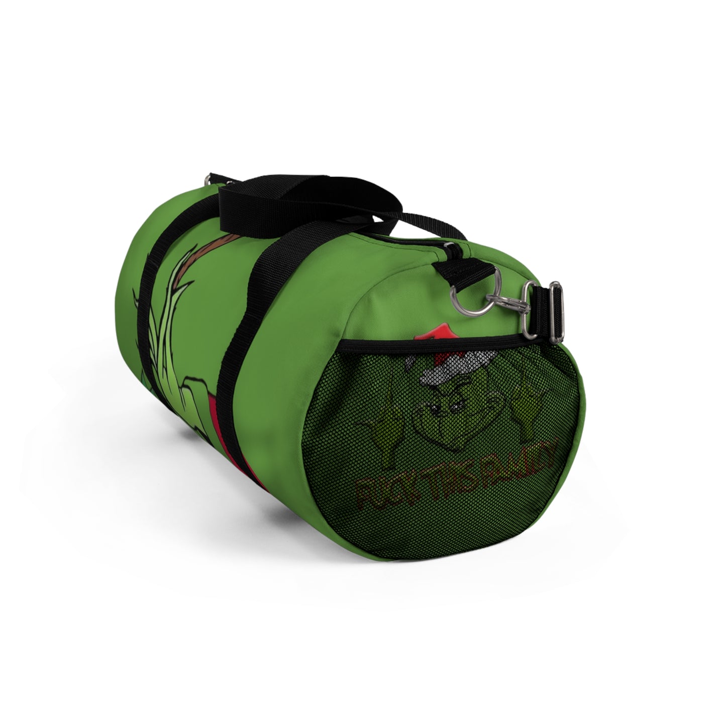 Grinch Sleigh Nap Duffel Bag — Holiday Travel & Gym Bag