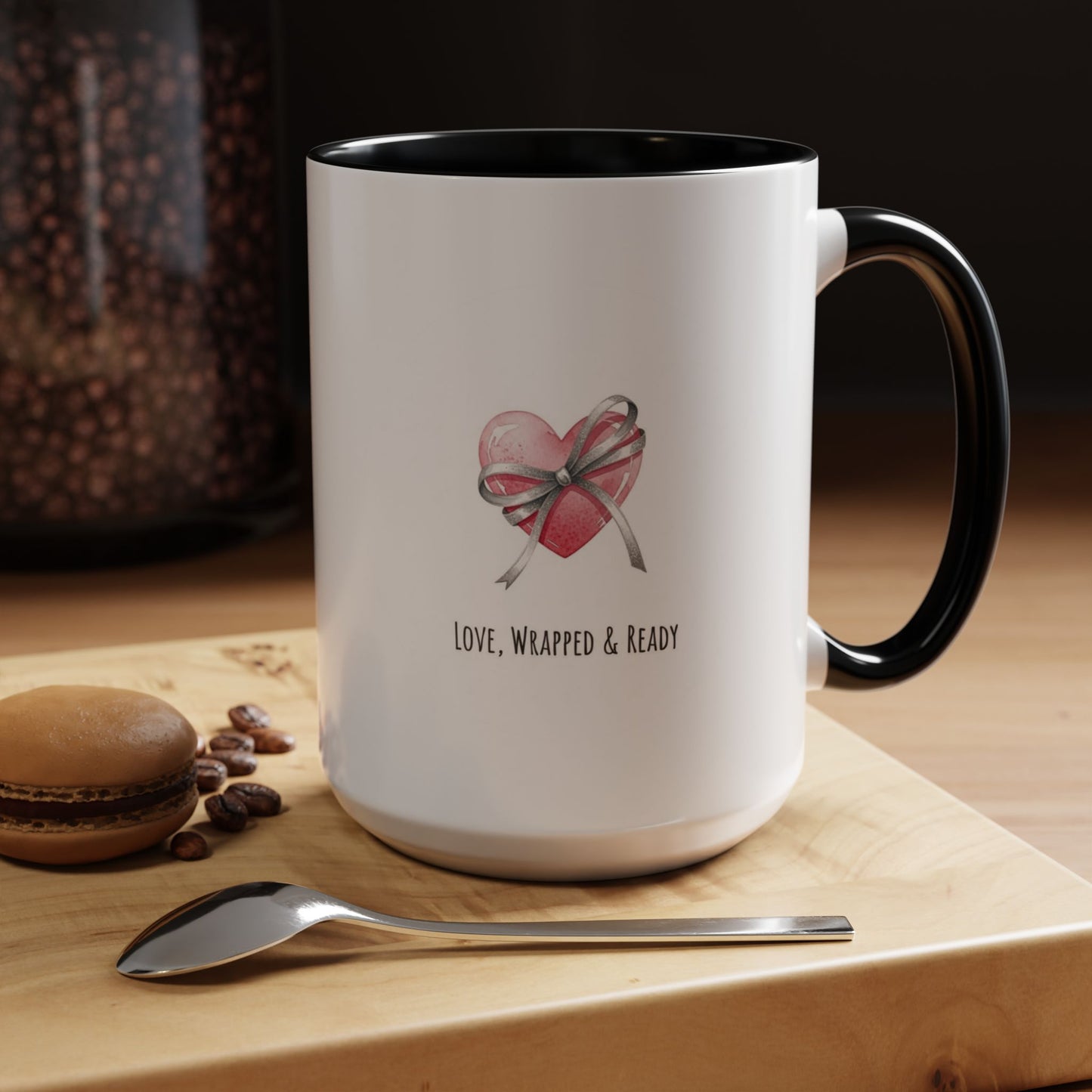 Christmas Mugs  Holiday Coffee Cups with Festive Quotes & Designs Romantic Accent Coffee Mug