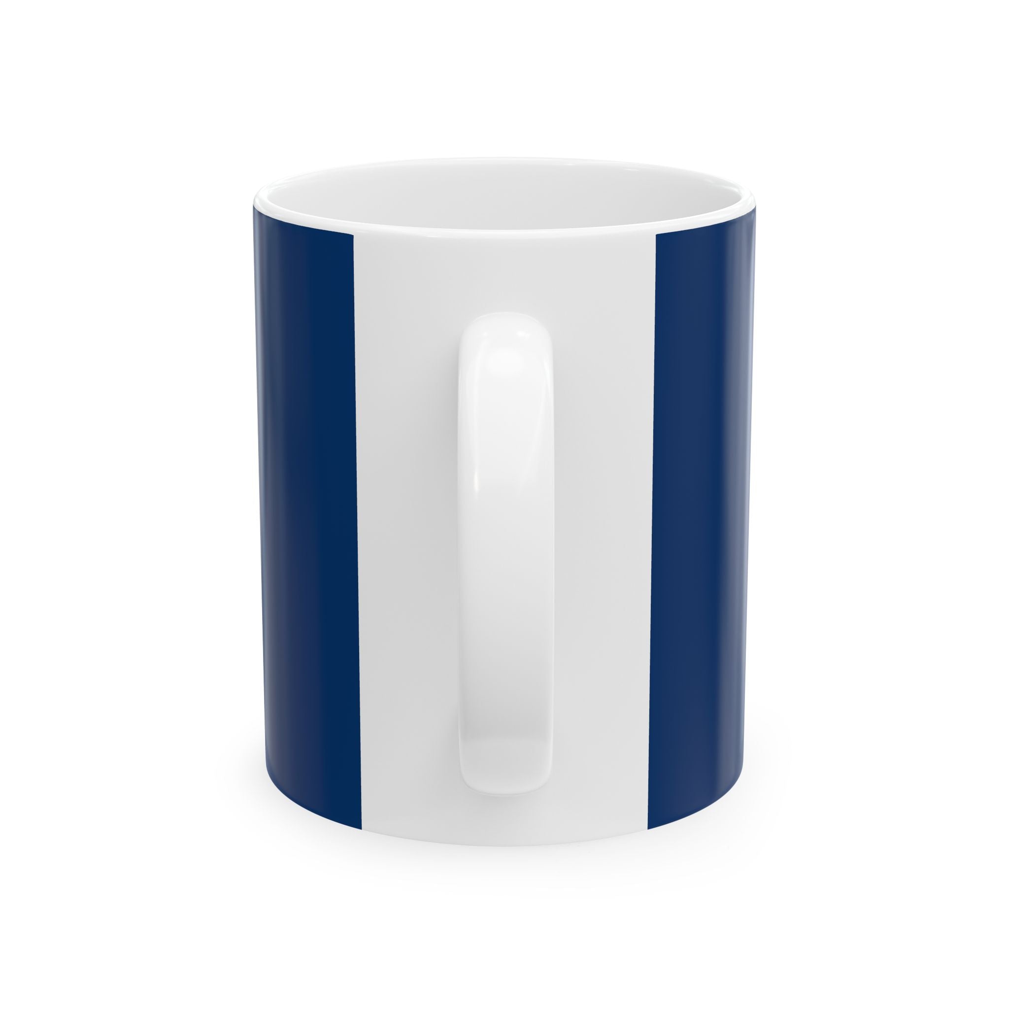Stars & Stripes Basketball-Inspired Ceramic Mug (11oz, 15oz) NY-K
