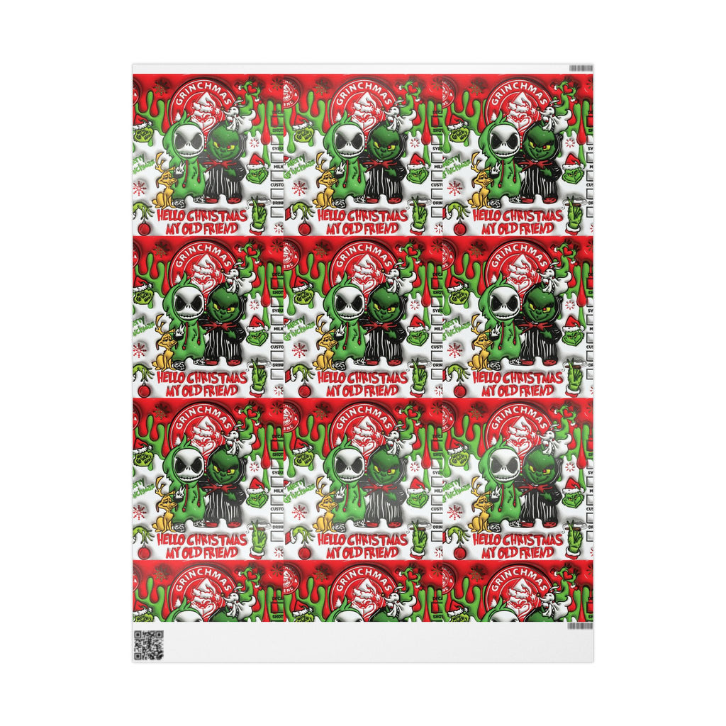 Festive Wrapping Paper – Whimsical Holiday Gift Wrap | Christmas Paper Roll | Fun & Unique Gift Packaging