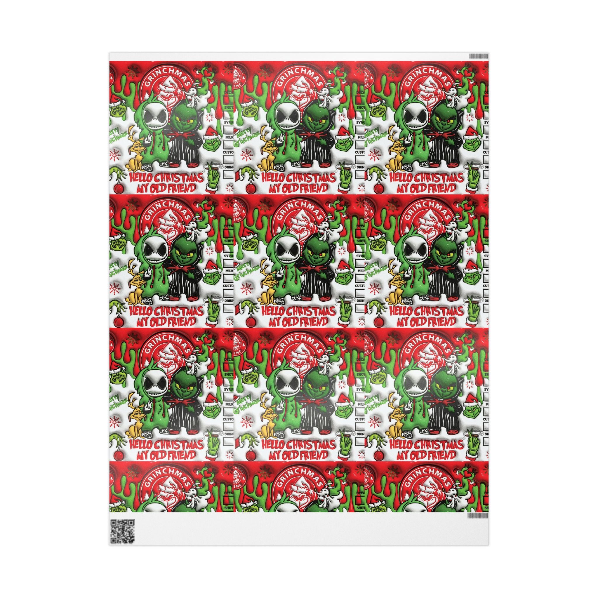 Festive Wrapping Paper – Whimsical Holiday Gift Wrap | Christmas Paper Roll | Fun & Unique Gift Packaging