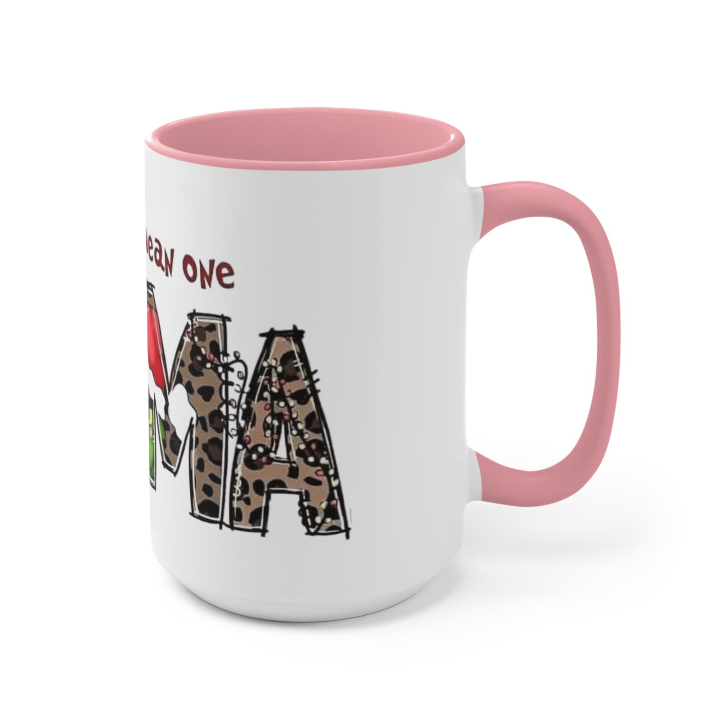 Grinch-Themed Accent Mug - "You're a Mean One, MAM" Holiday Coffee Cup Holiday Coffee Cups with Festive Quotes & Designs