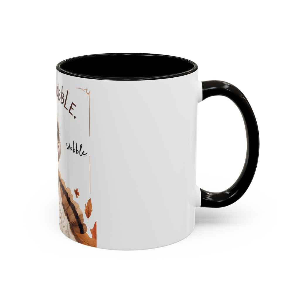 Mix cozy, aesthetic, and autumn-inspired sayings 🍁 Whimsical Thanksgiving Mug - Gobble Gobble Design