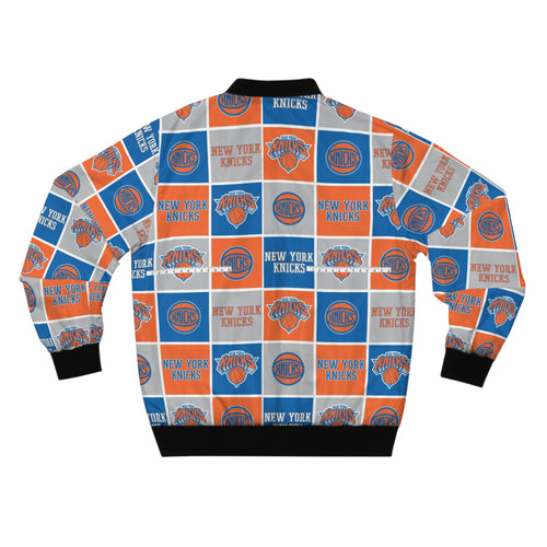 Basketball-Inspired Letterman Jacket — Men's Retro Varsity Sports Jacket nyk