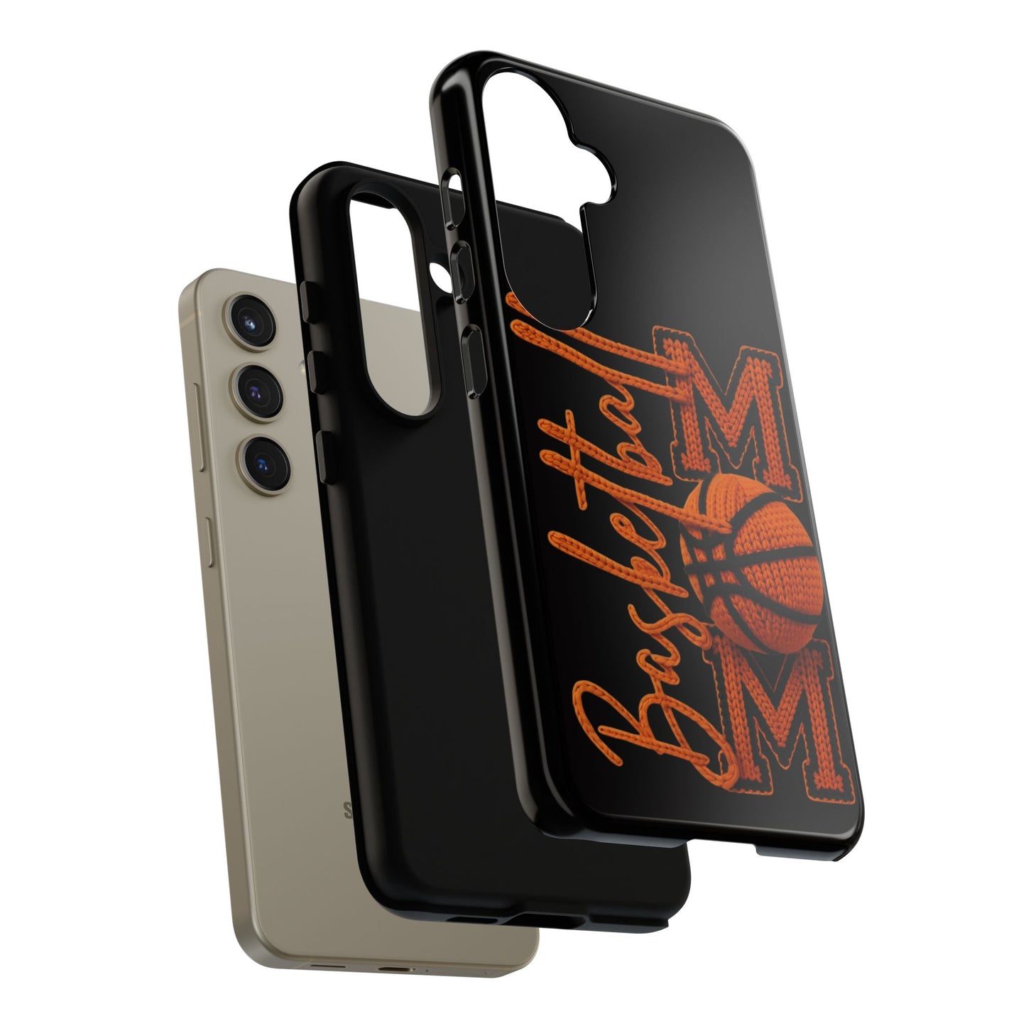 Basketball Mom Phone Case  'Basketball MOM' Protective Hard Cover