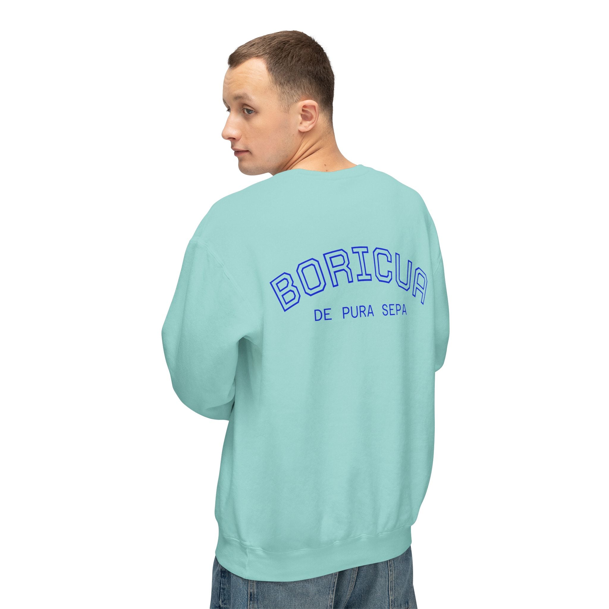 Puerto Rican Benito Parade Sweatshirt  Boricua De Pura Cepa Crewneck Puerto Rico Navidades