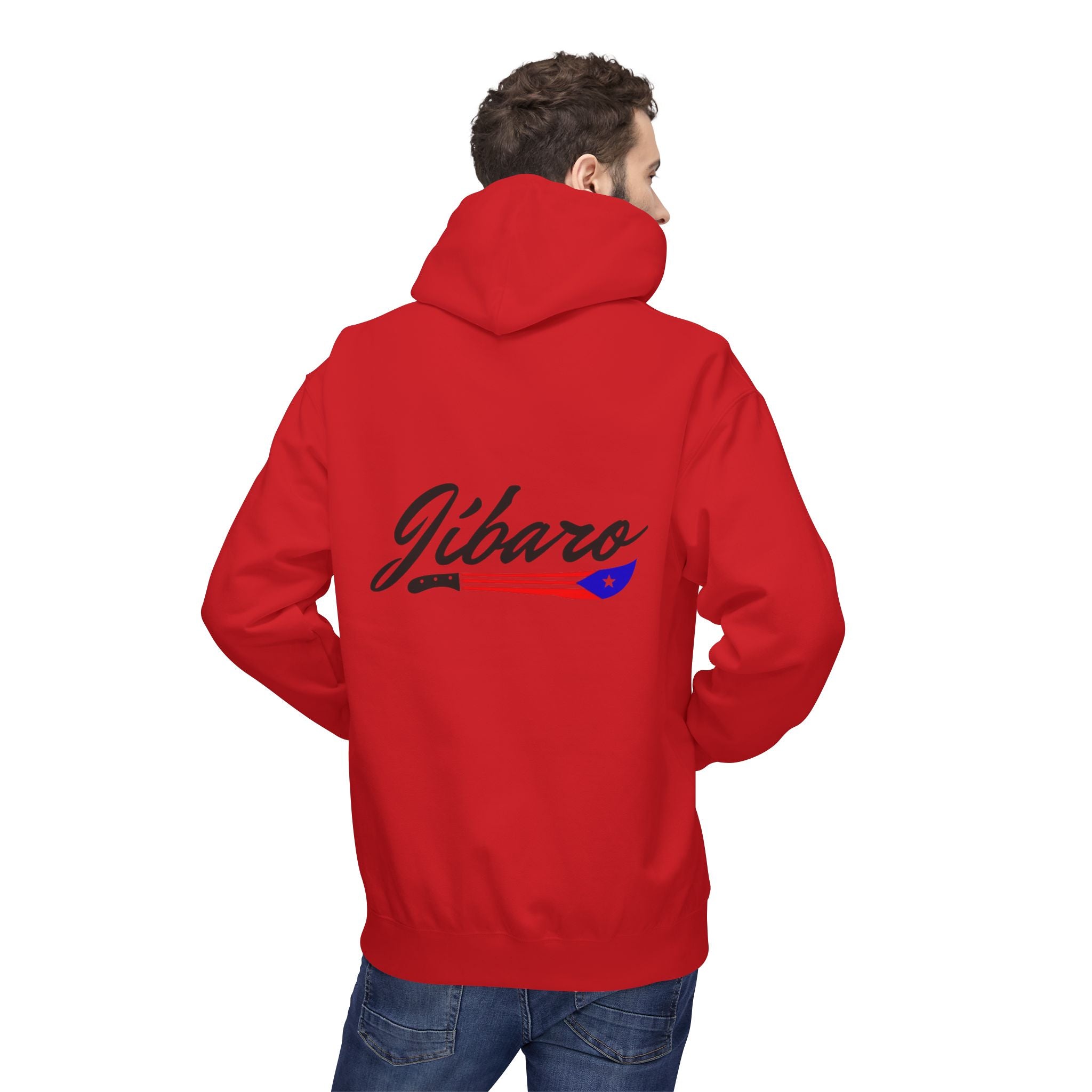 Gíbaro Hoodie  Puerto Rican Pride Pullover with Flag Machete Design