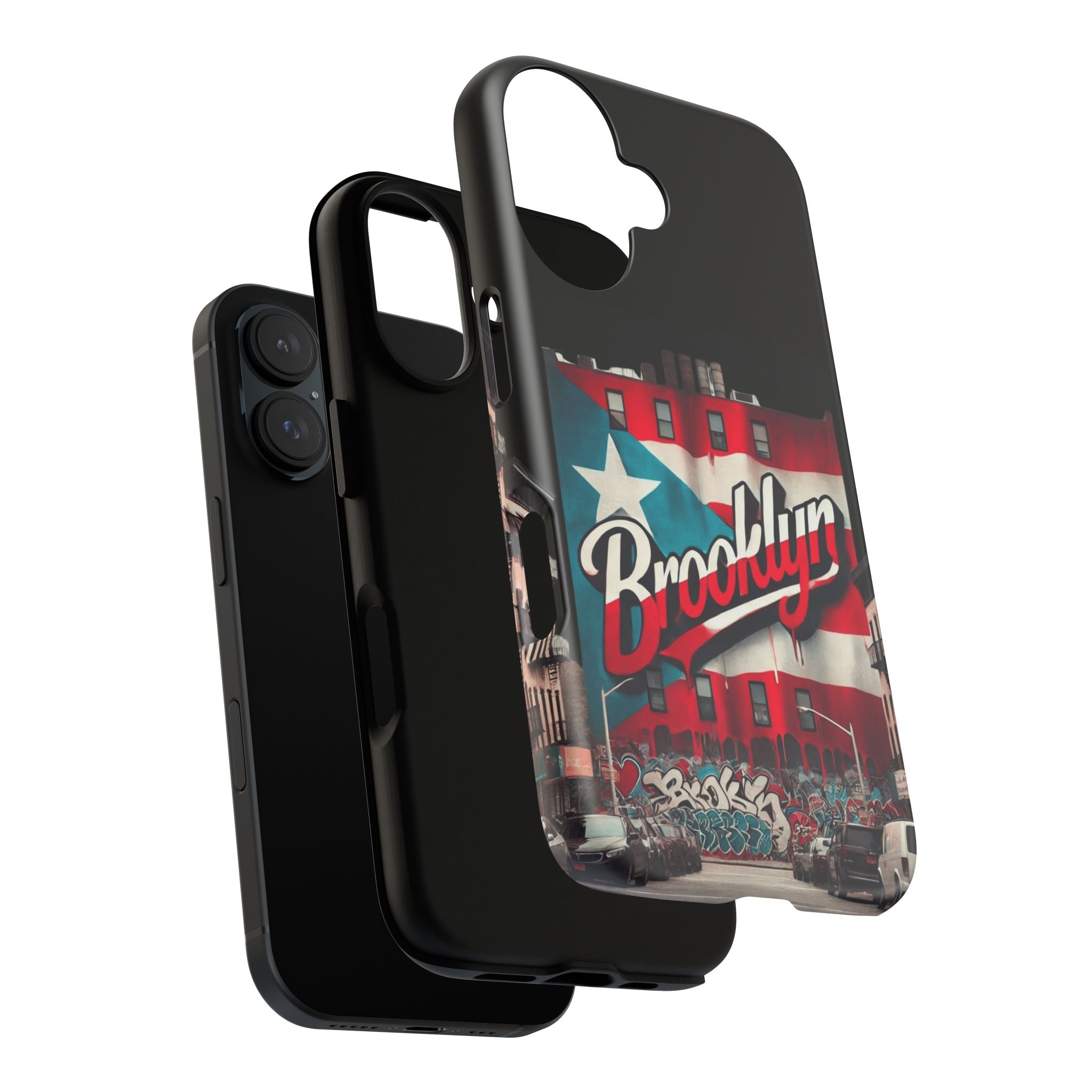 Brooklyn Street Art Phone Case  Urban Graffiti Protective Cover