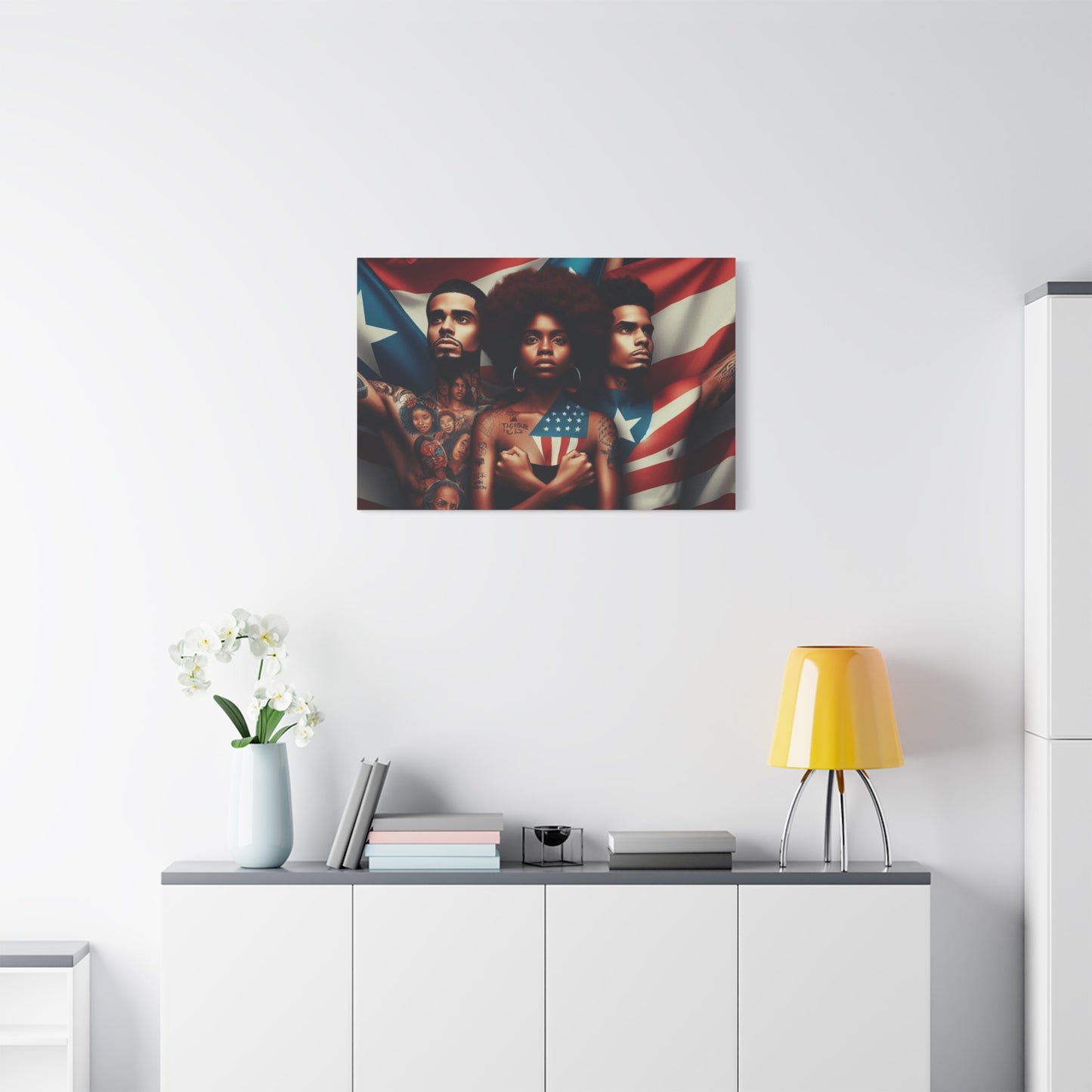 Rooted in Culture, Radiating Power Puerto Rican Wall Art, Unique Gift, Empowering Decor
