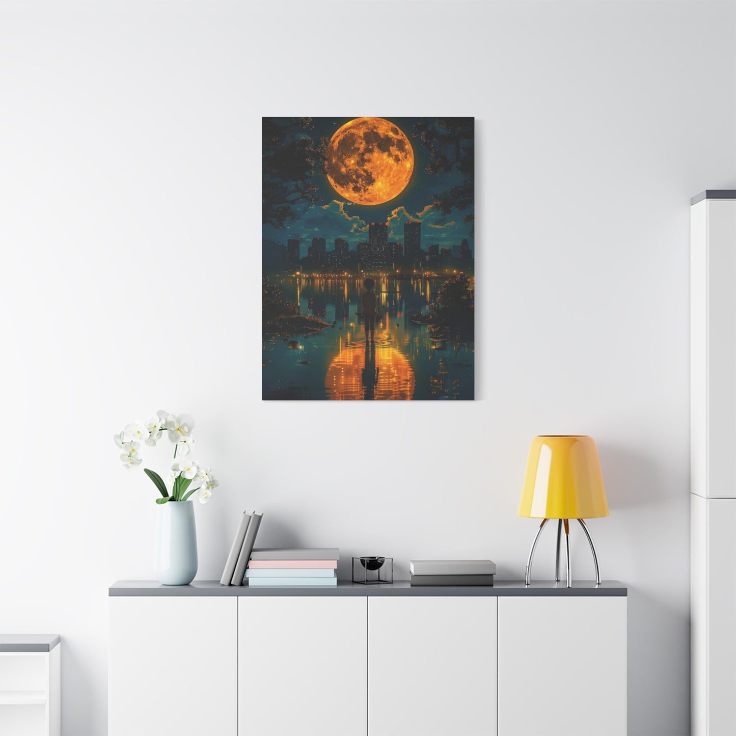 Because words have the power to move you let them live on your wall, Unique Nightscape Decoration, Perfect for Any Occasion