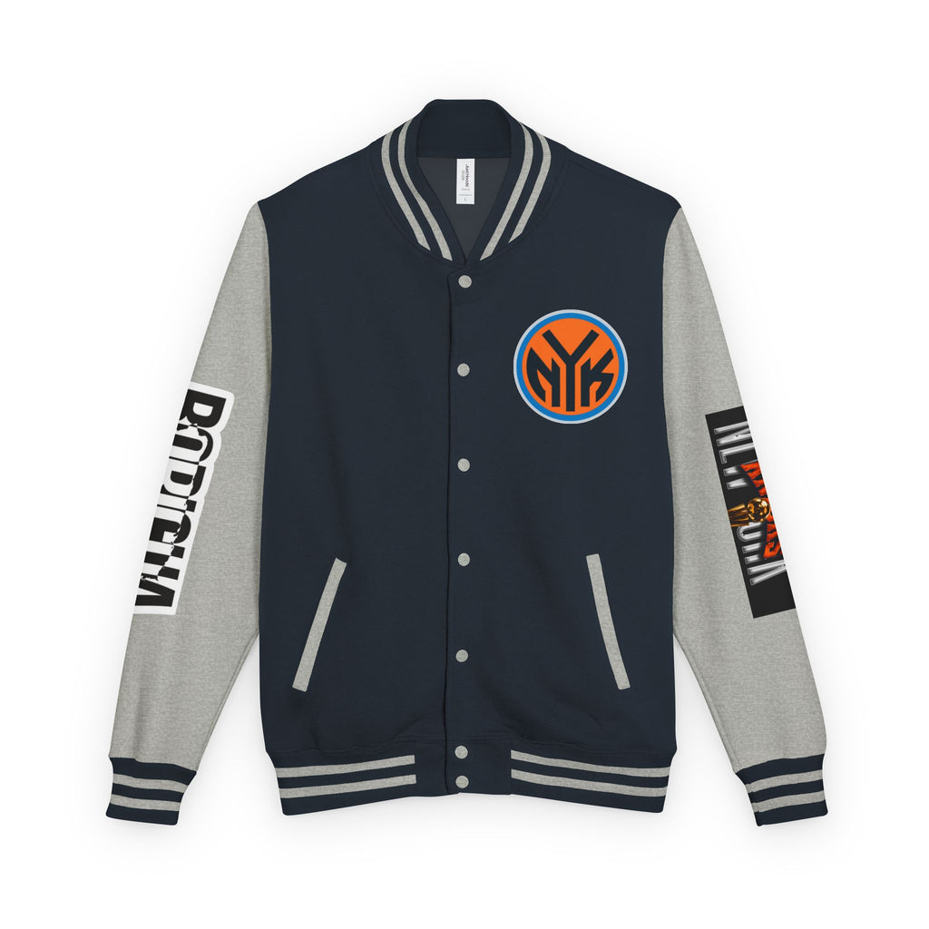 Basketball-Inspired Letterman Jacket — Men's Retro Varsity Sports Jacket Jose AlvarTribute Varsity Jacket