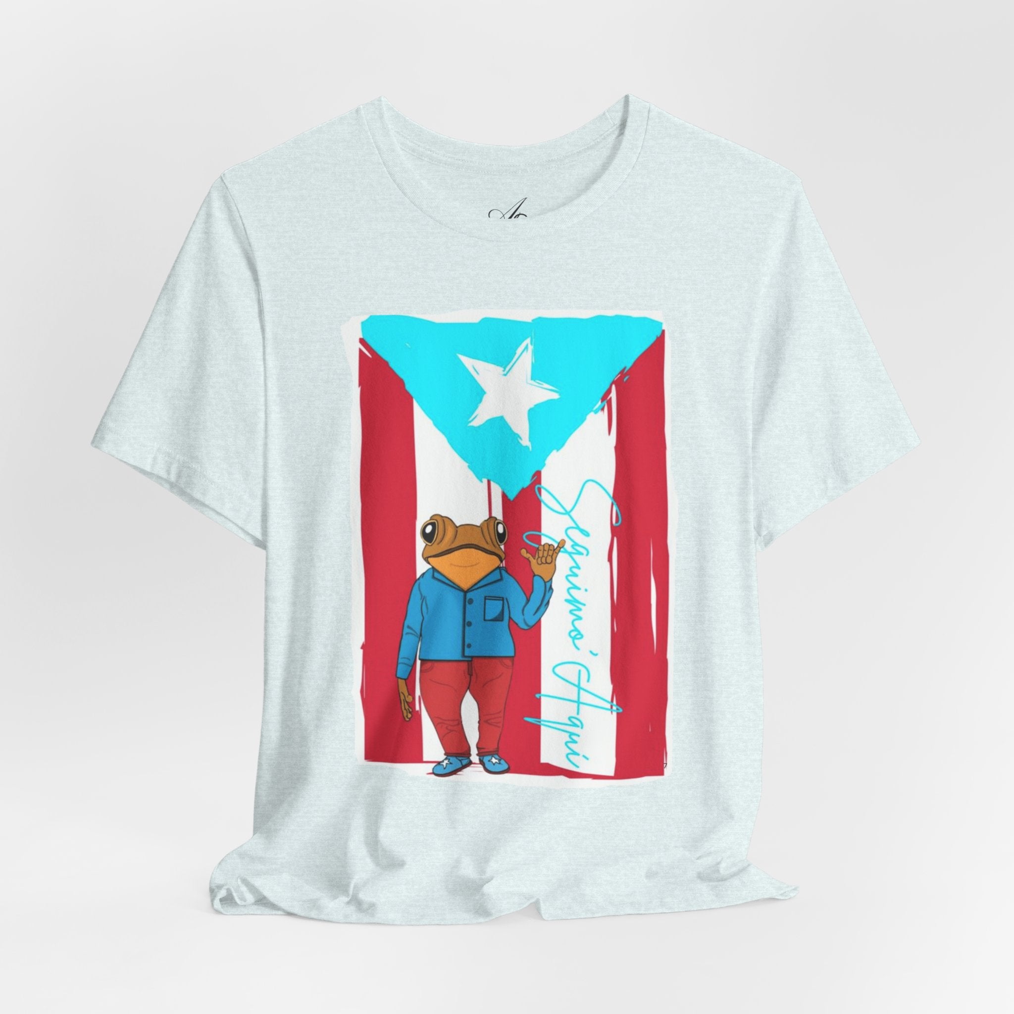 Puerto Rican Coqui Flag T‑Shirt  Boricua Pride Tee