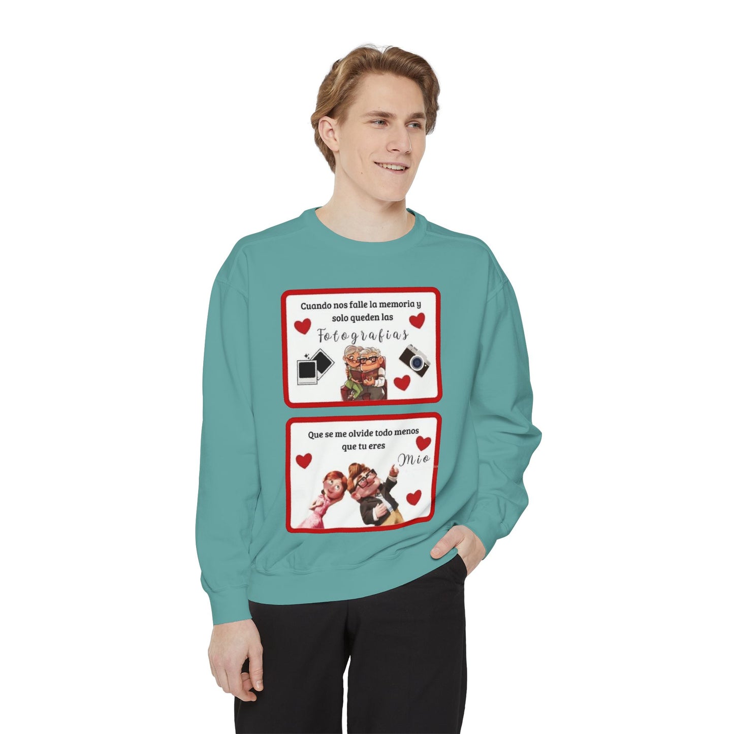 Valentine's Day Photo Collage  Romantico SAN VALENTÍN sweatshirt