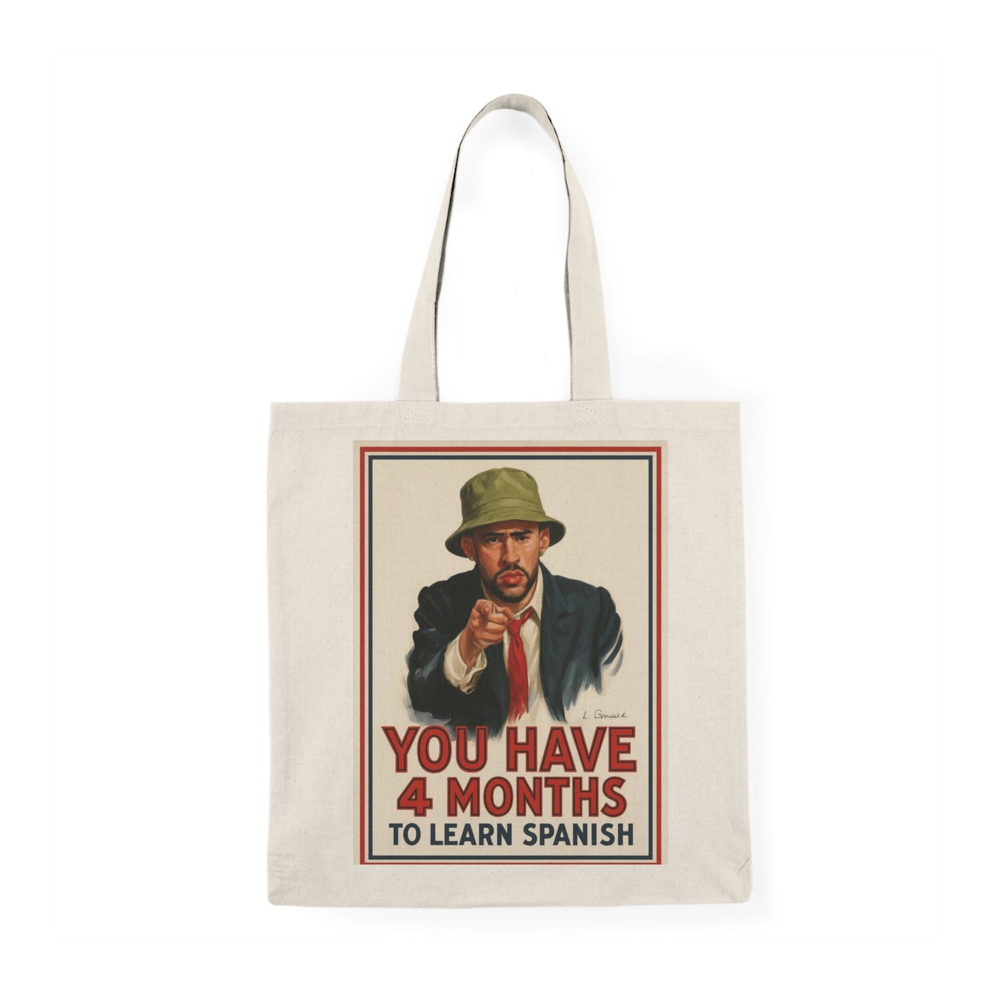 You Have 4 Months Spanish Learning Tote Bag Tote de Herencia Puertorriqueña
