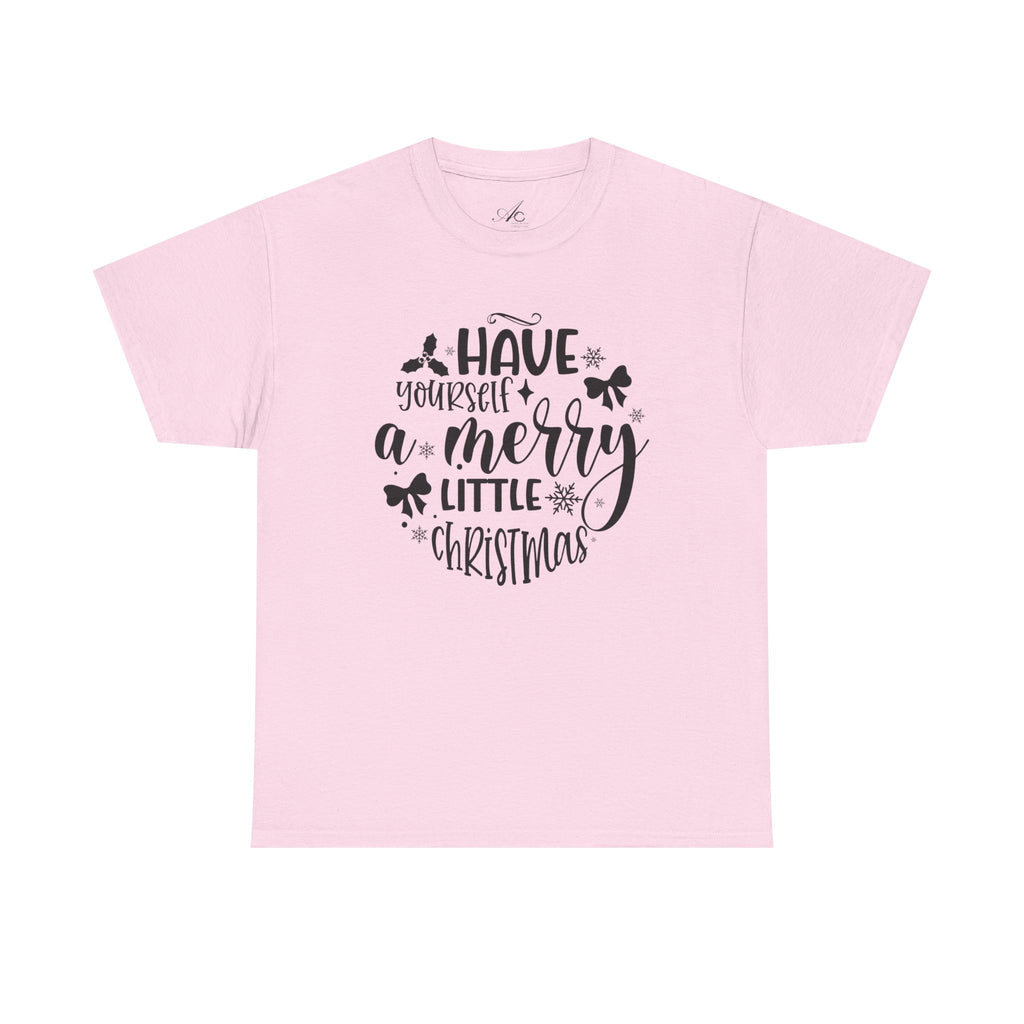 Merry Christmas Cotton Tee Holiday Graphic Tees & Cozy Festive Wear