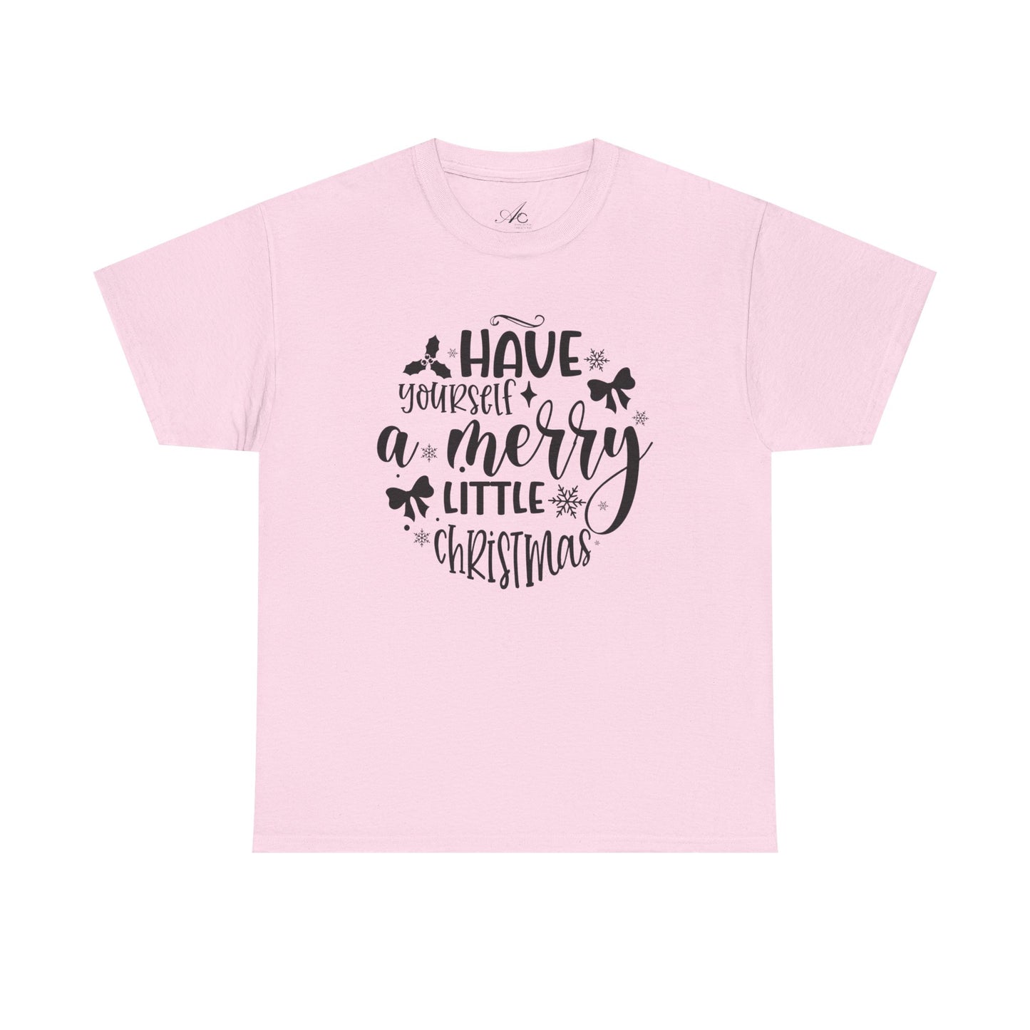 Merry Christmas Cotton Tee Holiday Graphic Tees & Cozy Festive Wear