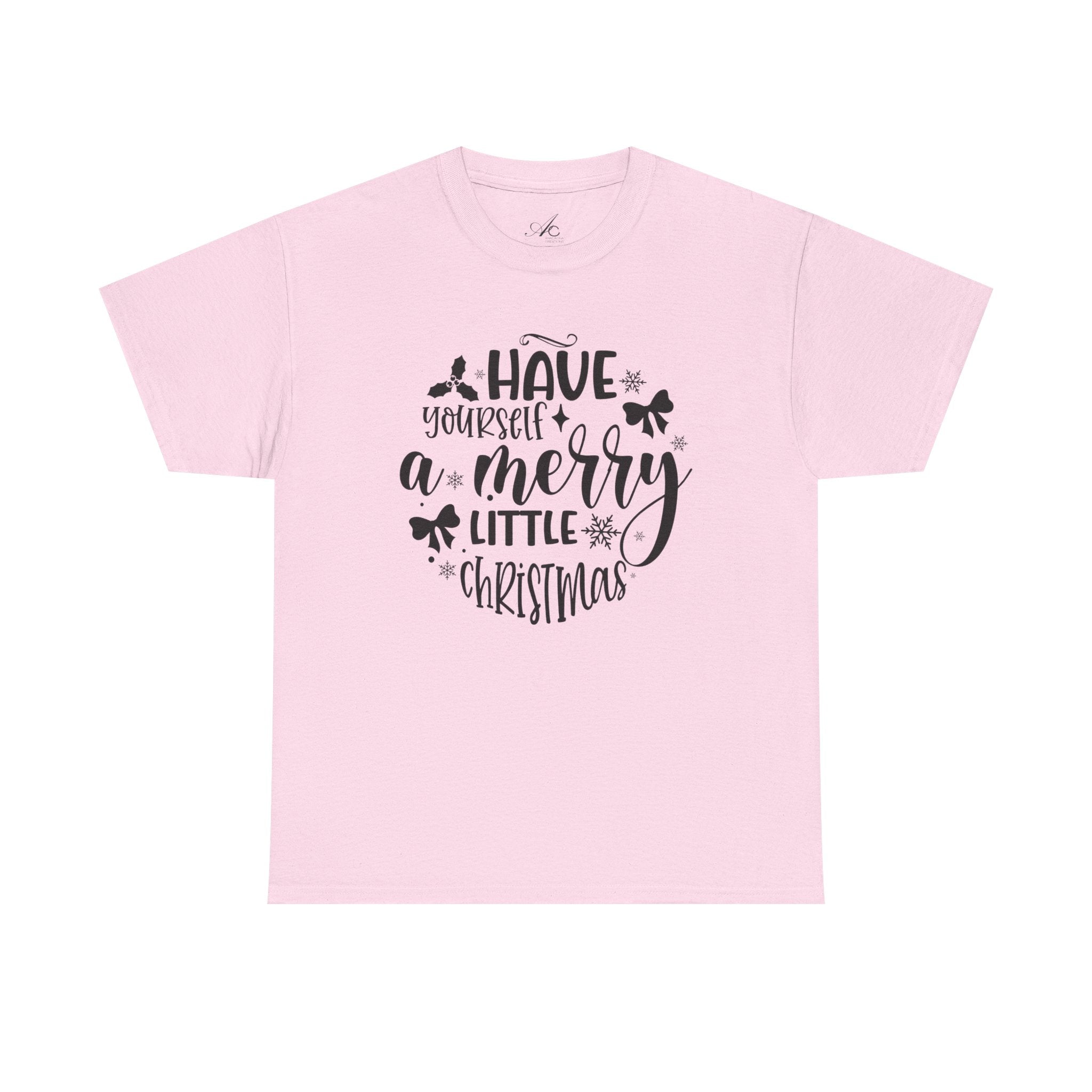 Merry Christmas Cotton Tee Holiday Graphic Tees & Cozy Festive Wear