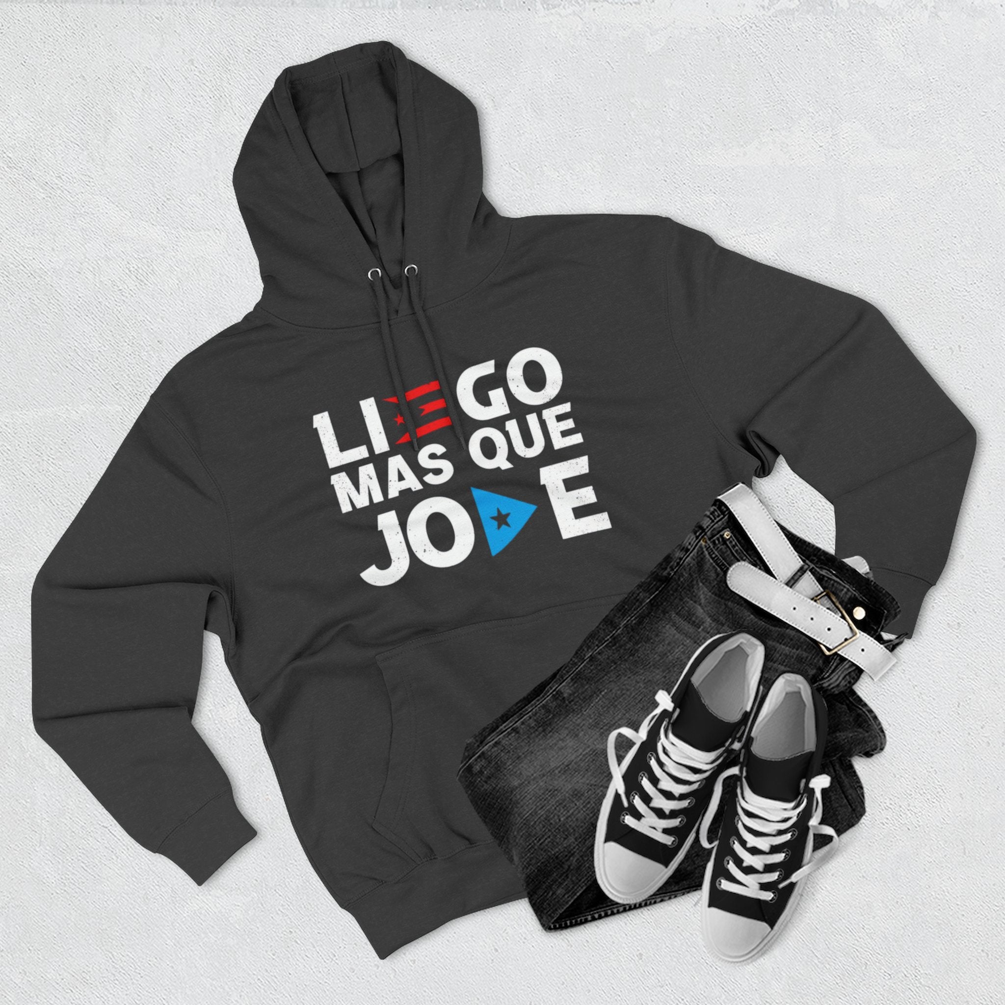 Puerto Rican culture & traditions Navidades Boricuas Collection fleece hoodie