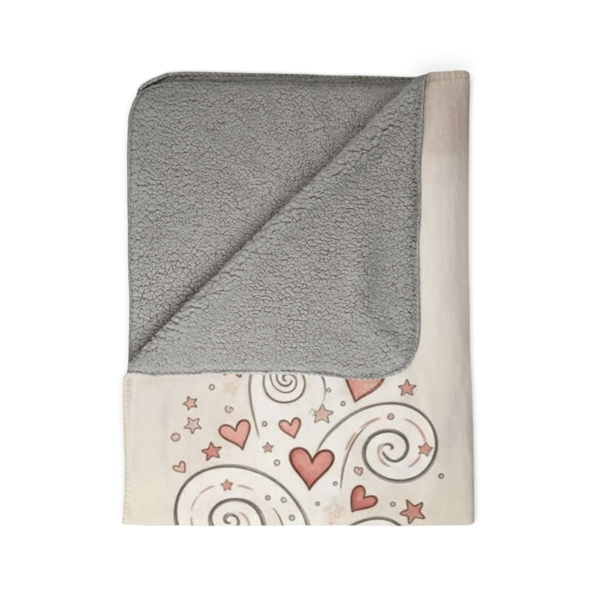 Christmas Tea Tribute Fleece Sherpa Blanket  "Mom" & "Dad" Cozy Holiday Message Holiday Christmas Blanket,