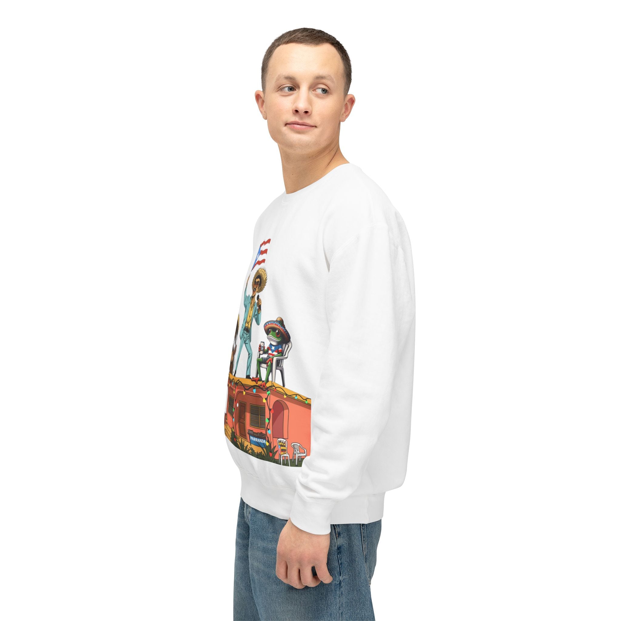 Puerto Rican Benito Parade Sweatshirt  Boricua De Pura Cepa Crewneck Puerto Rico Navidades