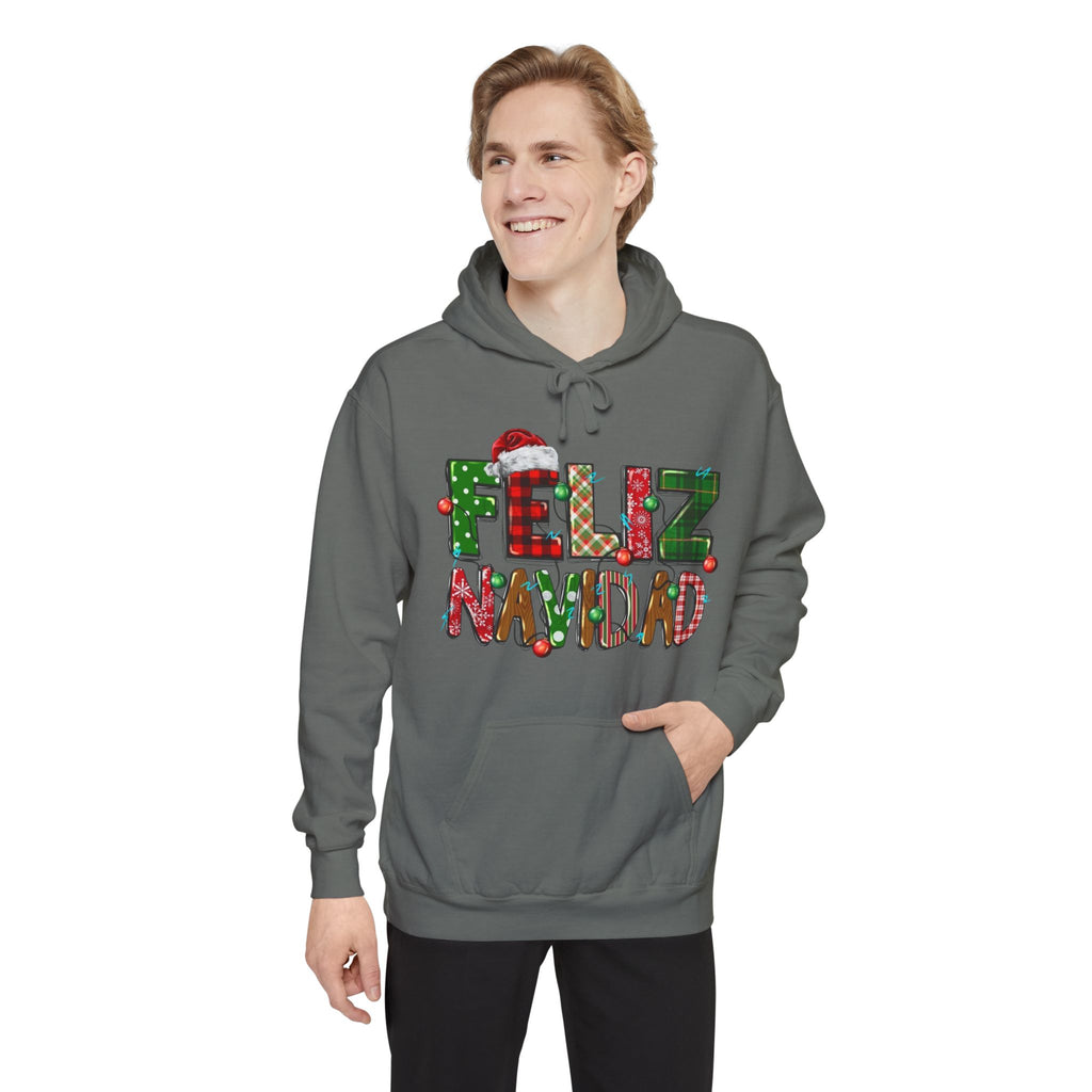 Feliz Navidad Holiday Hoodie  Festive Christmas Hoodie