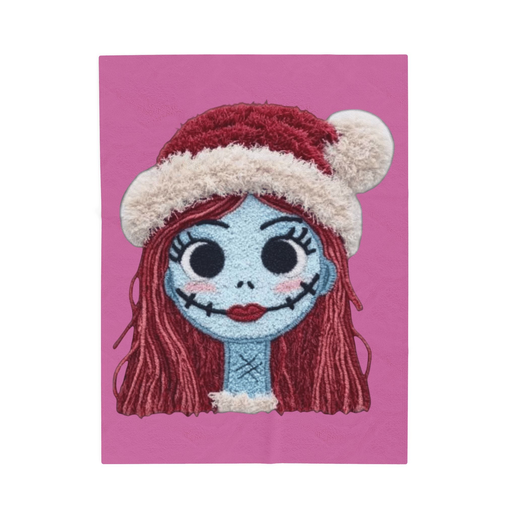 Magical Christmas Cartoon Blanket Christmas Sally Velveteen Plush Blanket – Holiday Horror Cozy Throw