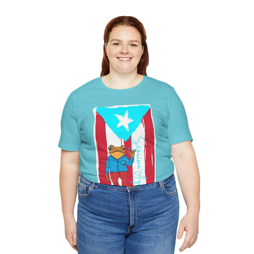 Puerto Rican Coqui Flag T‑Shirt  Boricua Pride Tee