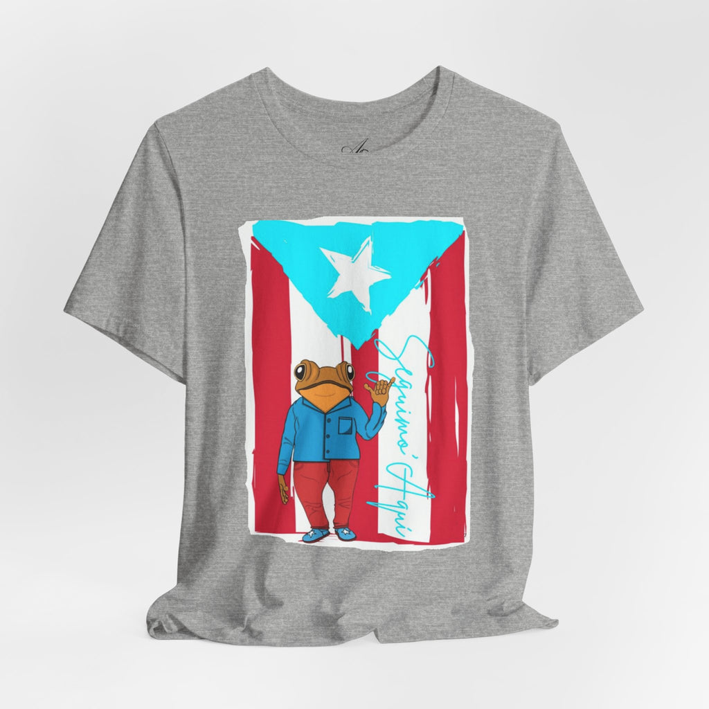 Puerto Rican Coqui Flag T‑Shirt  Boricua Pride Tee