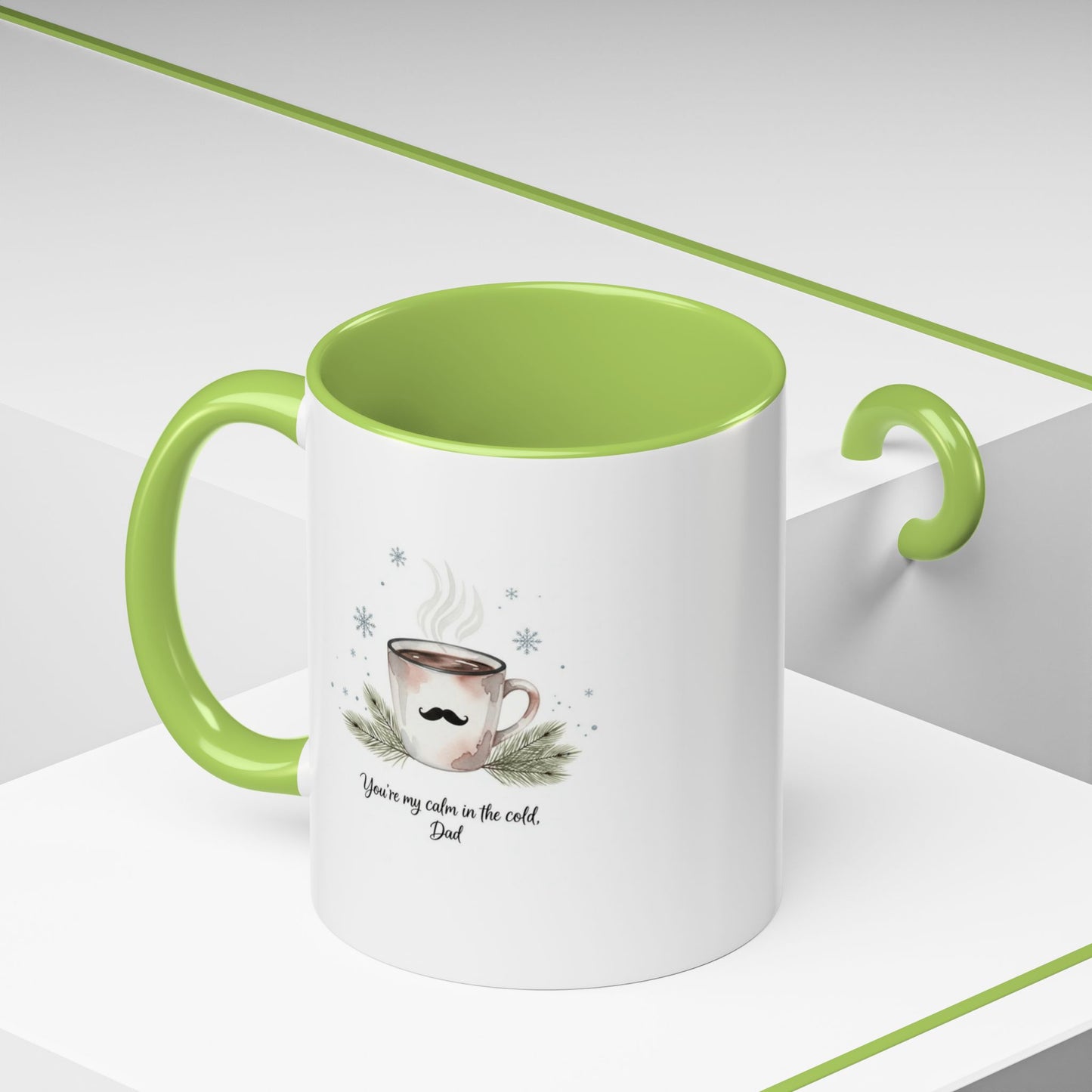 Holiday Coffee Cups with Festive Quotes & Designs Personalized Dad Coffee Mug You're my reason in the world