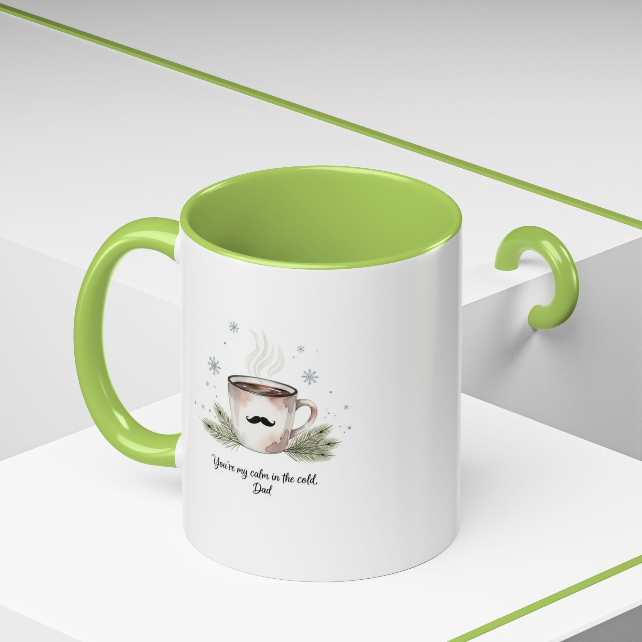Holiday Coffee Cups with Festive Quotes & Designs Personalized Dad Coffee Mug You're my reason in the world